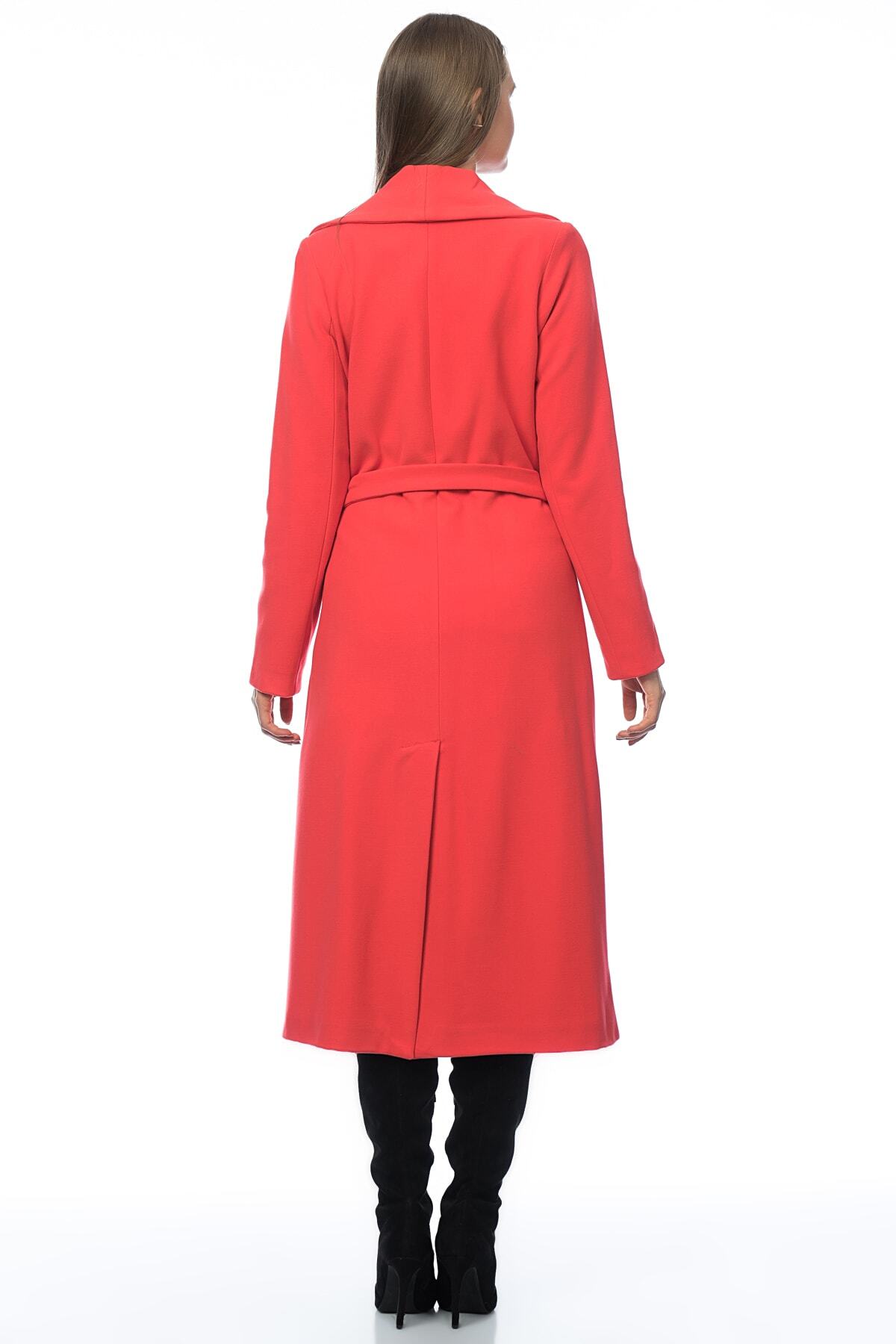 Faye Women's Lined Coat - Coral - product image 2