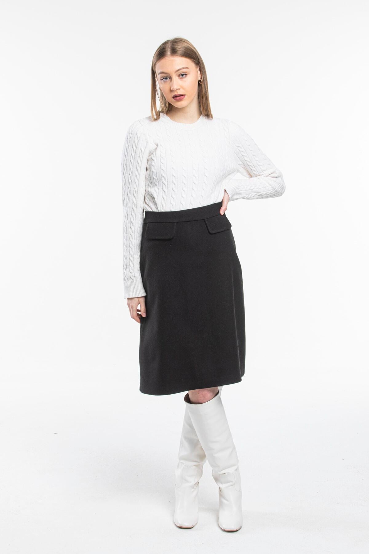 Annika Women's Skirt - Black - product image 3