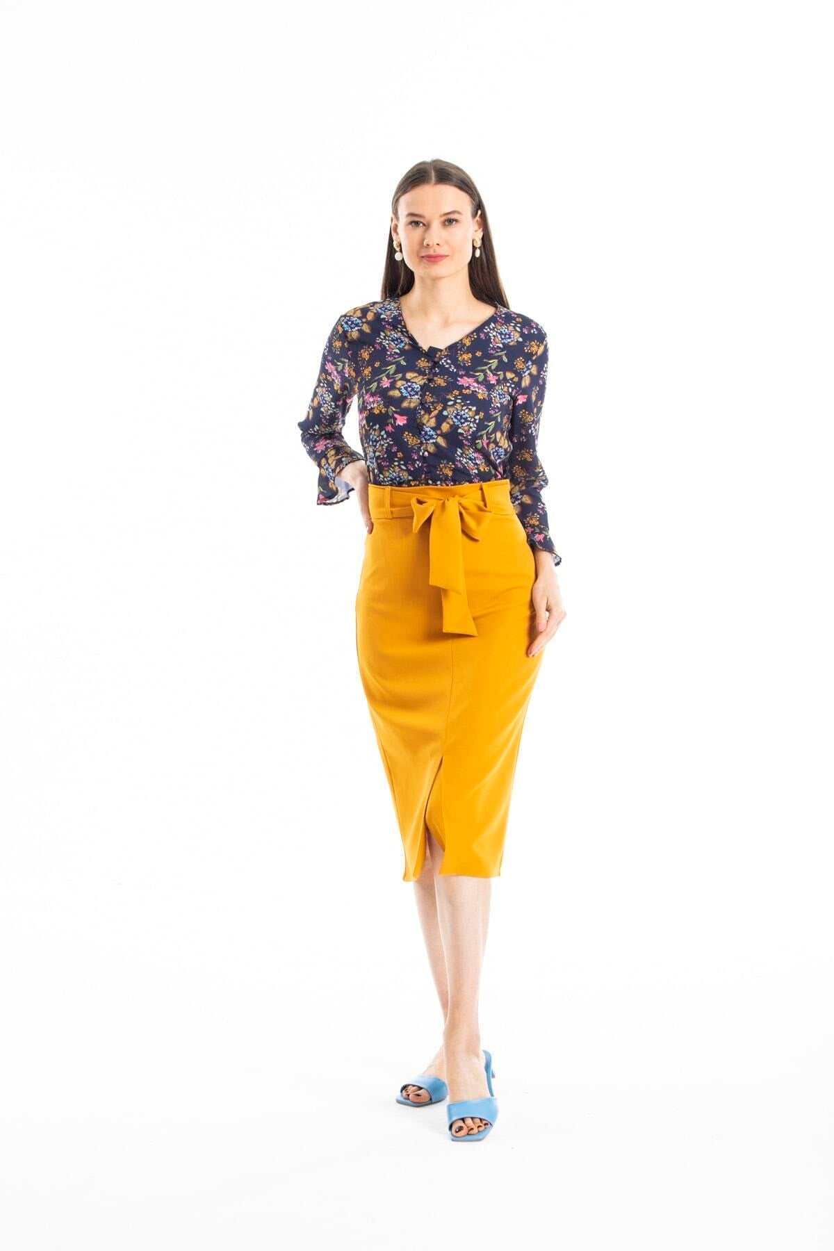 Elodie Women's Skirt - Mustard - product image 1