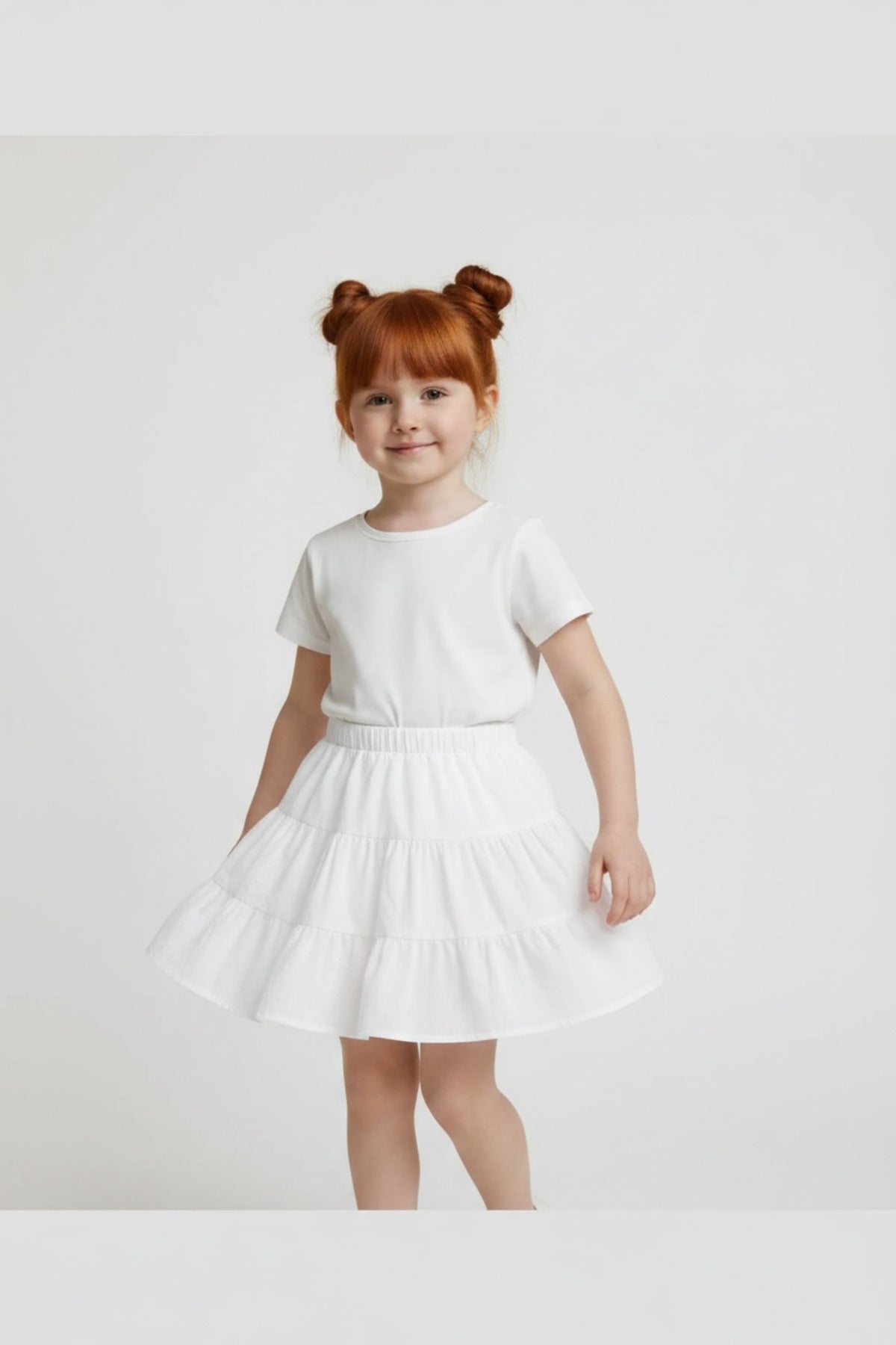 Cleo Girls' Skirt - White - product image 4