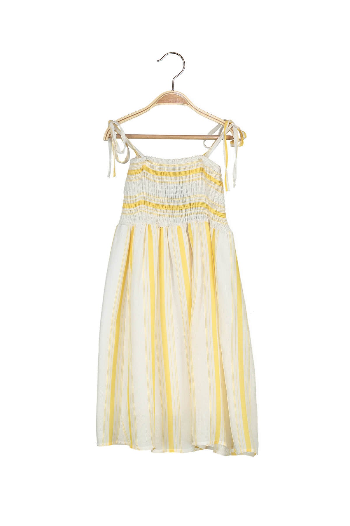 Darcy Girls' Striped Strappy Dress - Yellow Stripe - product image 6
