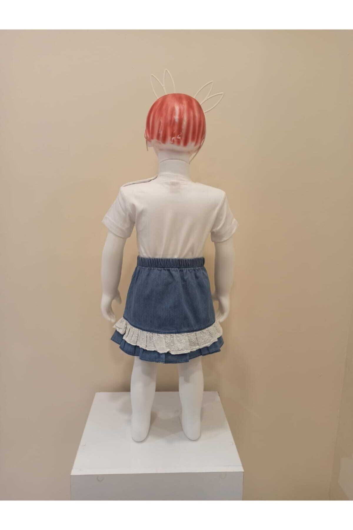 Chantelle Girls' Denim Skirt - Ice Blue - product image 4