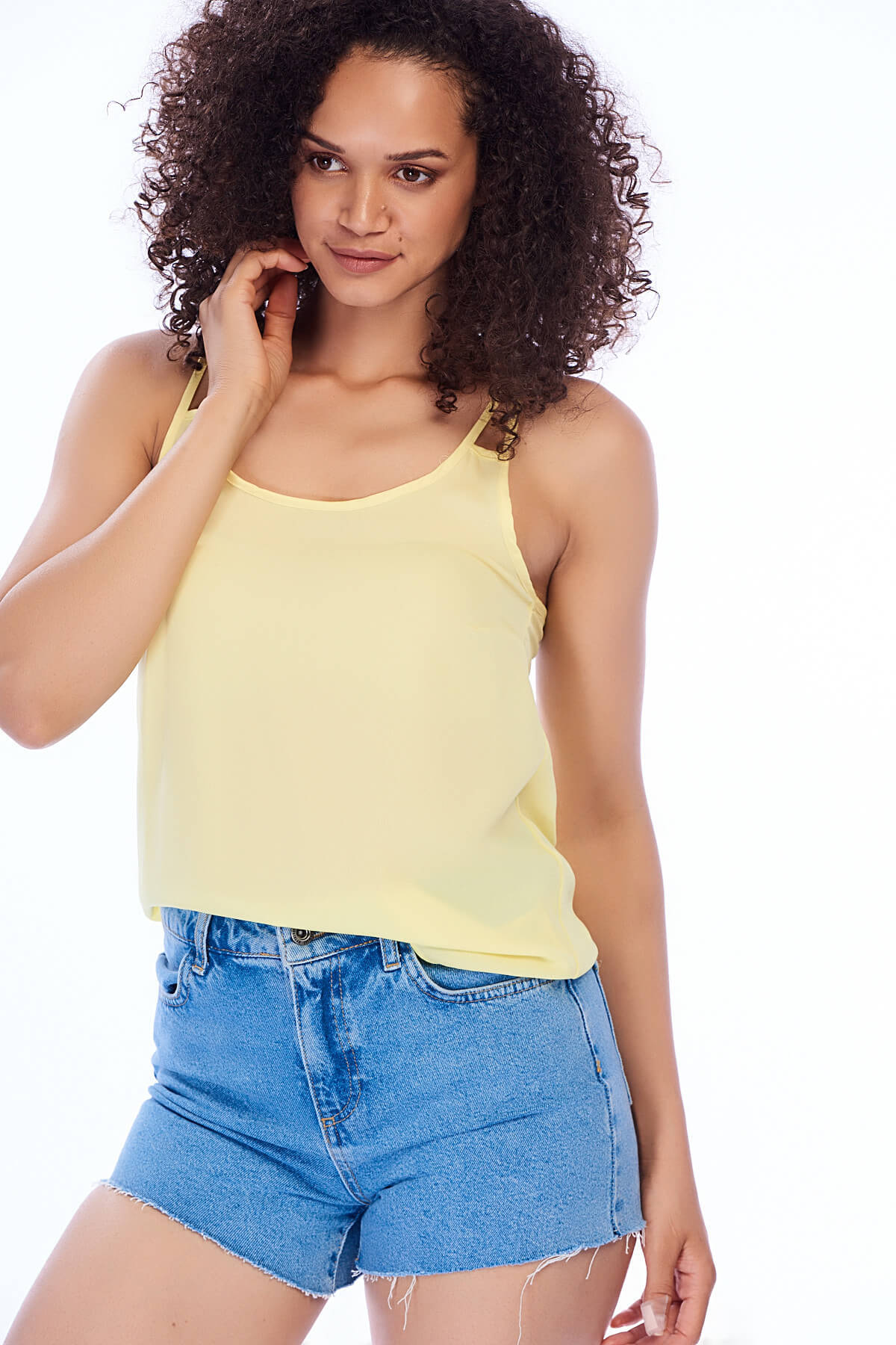 Jenna Women's Camisole - Yellow - product image 1