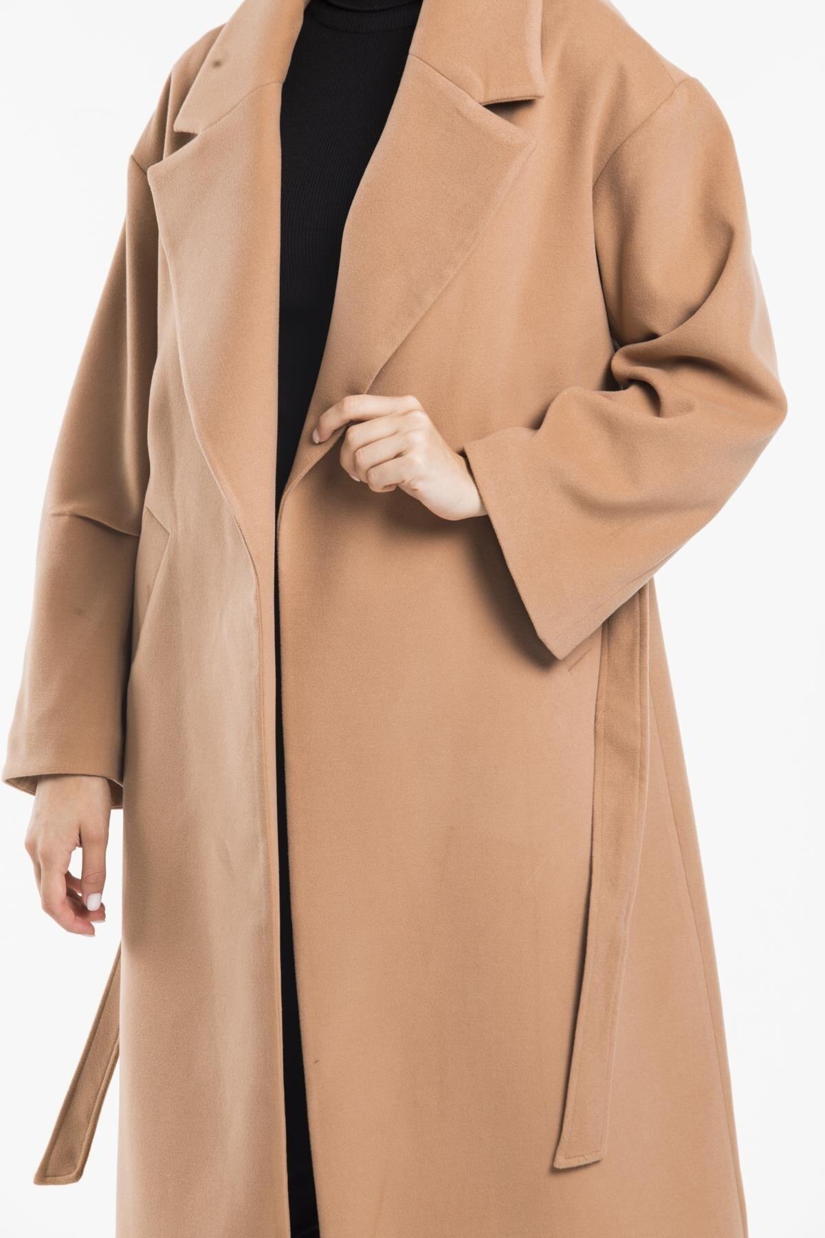 Aurora Women's Oversized Coat - Camel - product image 2