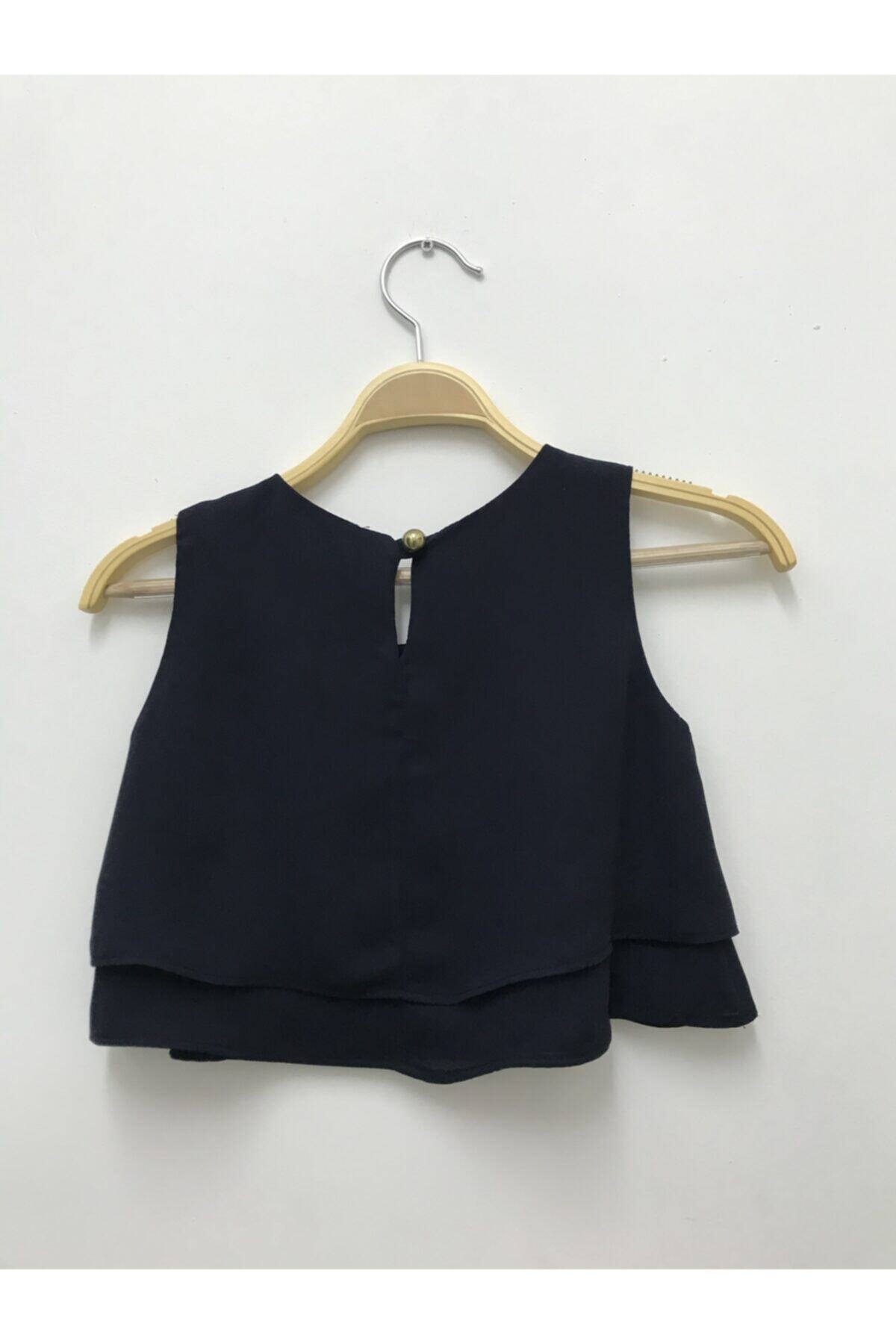 Justine Girls' Blouse - Navy - product image 6