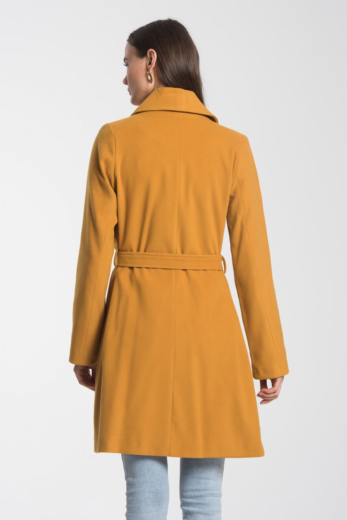 Fern Women's Lined Coat - Mustard - product image 6