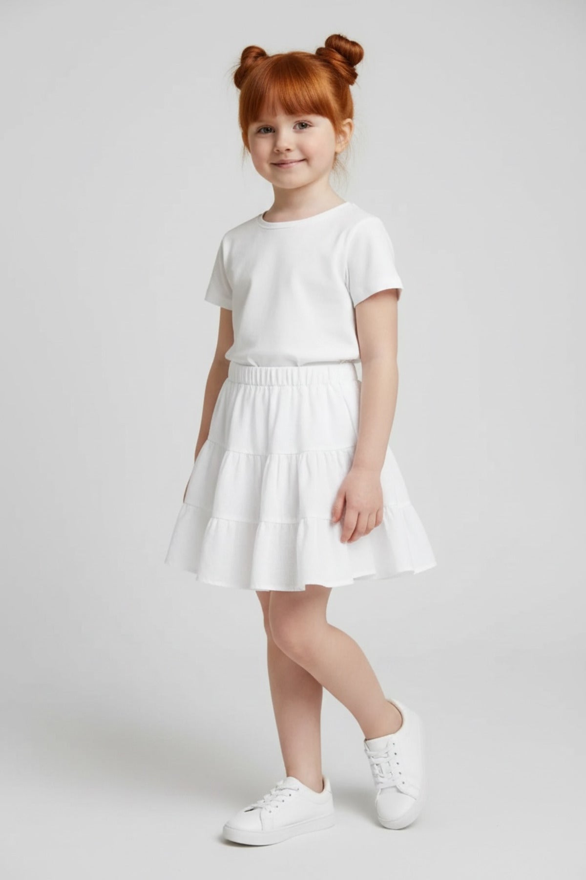 Cleo Girls' Skirt - White - product image 2