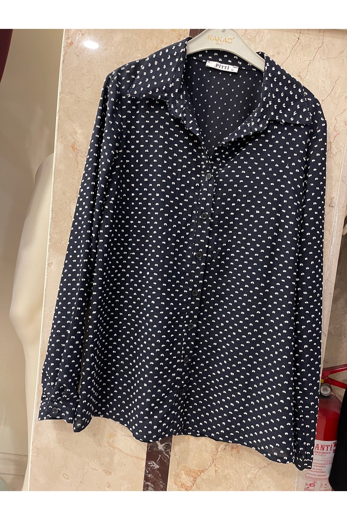 Amelie Women's Chiffon Shirt - Black - product image 5