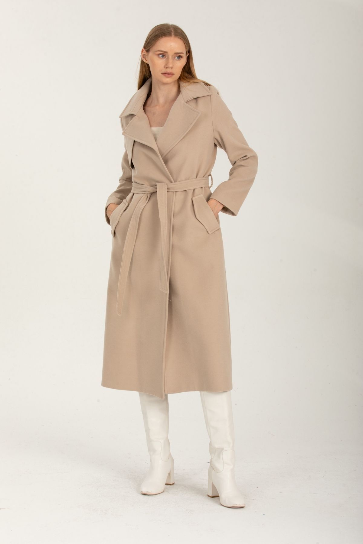 Andrea Women's Coat - Beige - product image 1