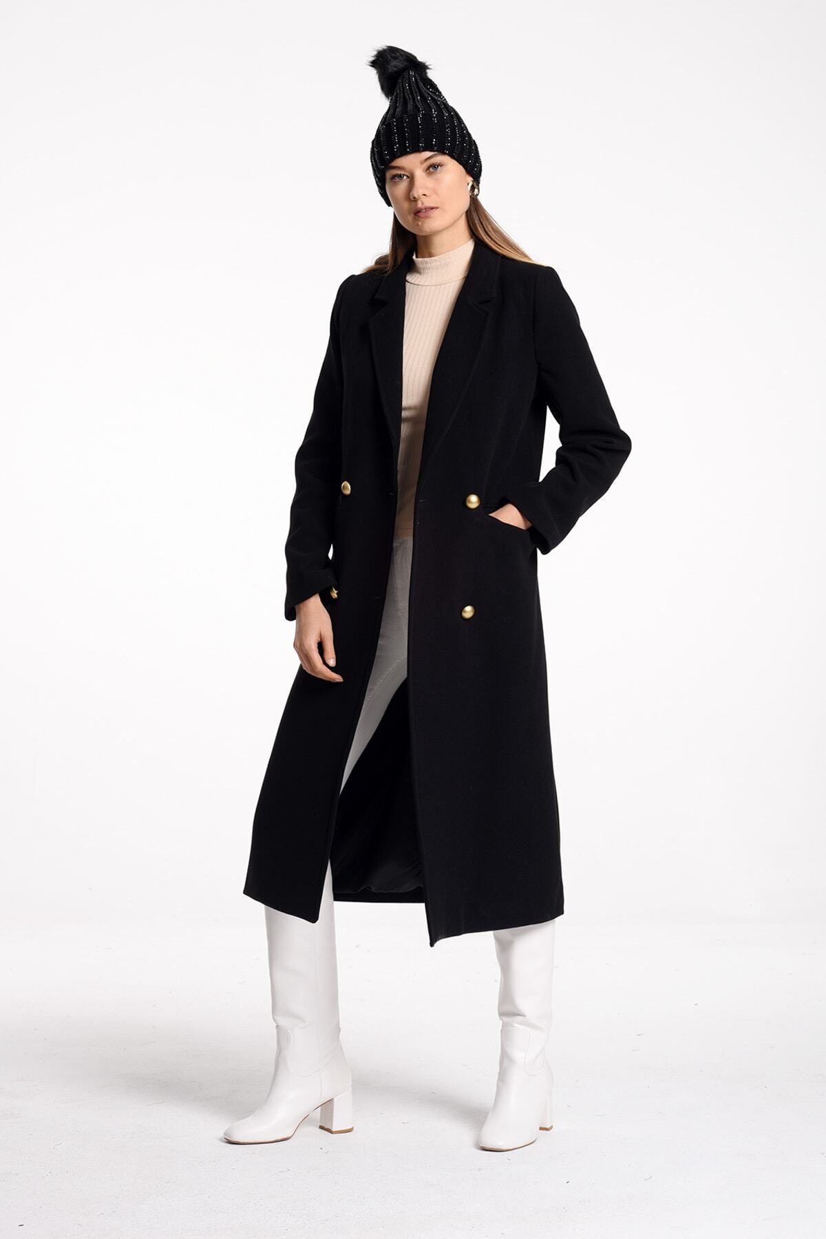 Ariadne Women's Lined Coat - Black - product image 5