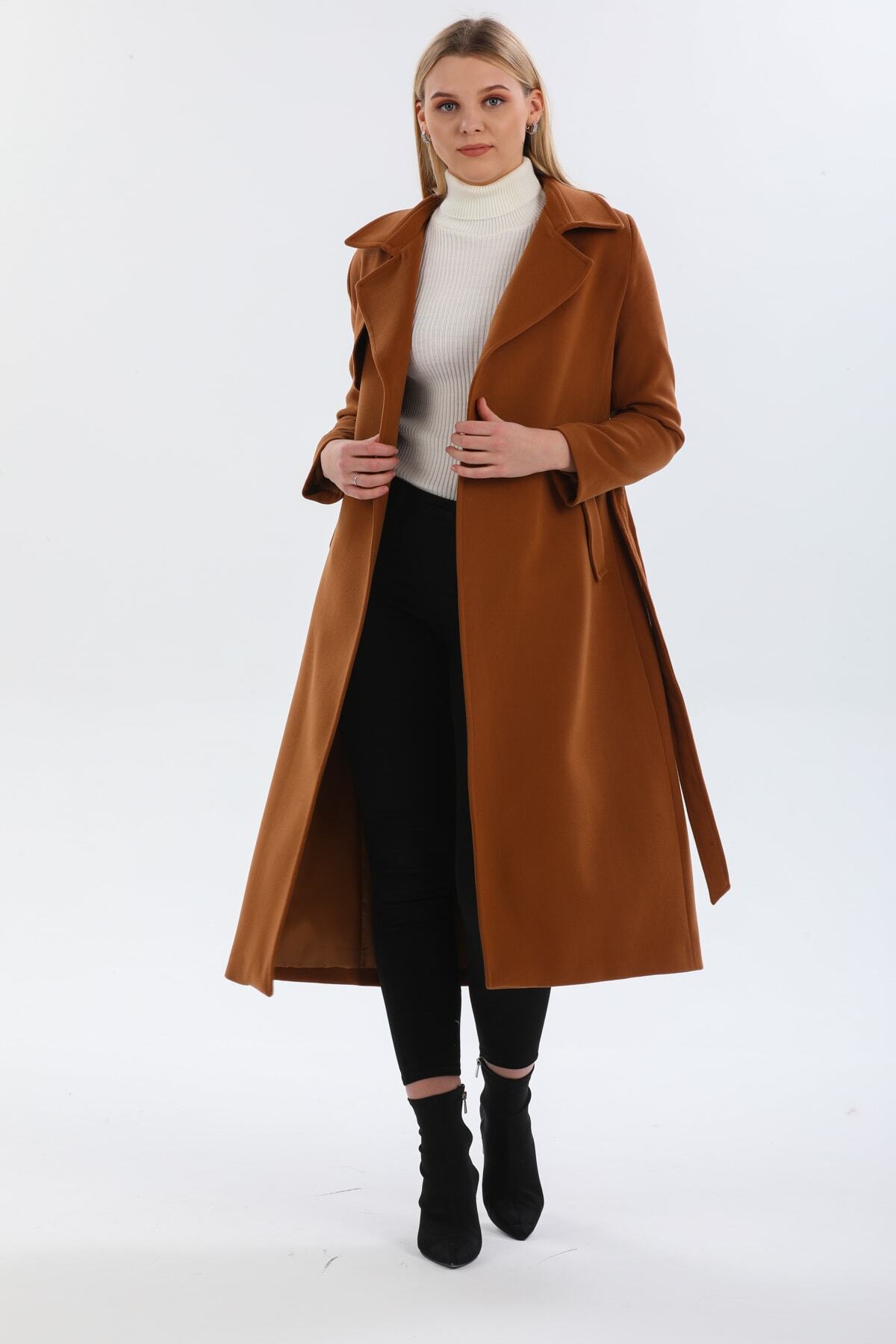 Andrea Women's Lined Coat - Cognac - product image 5