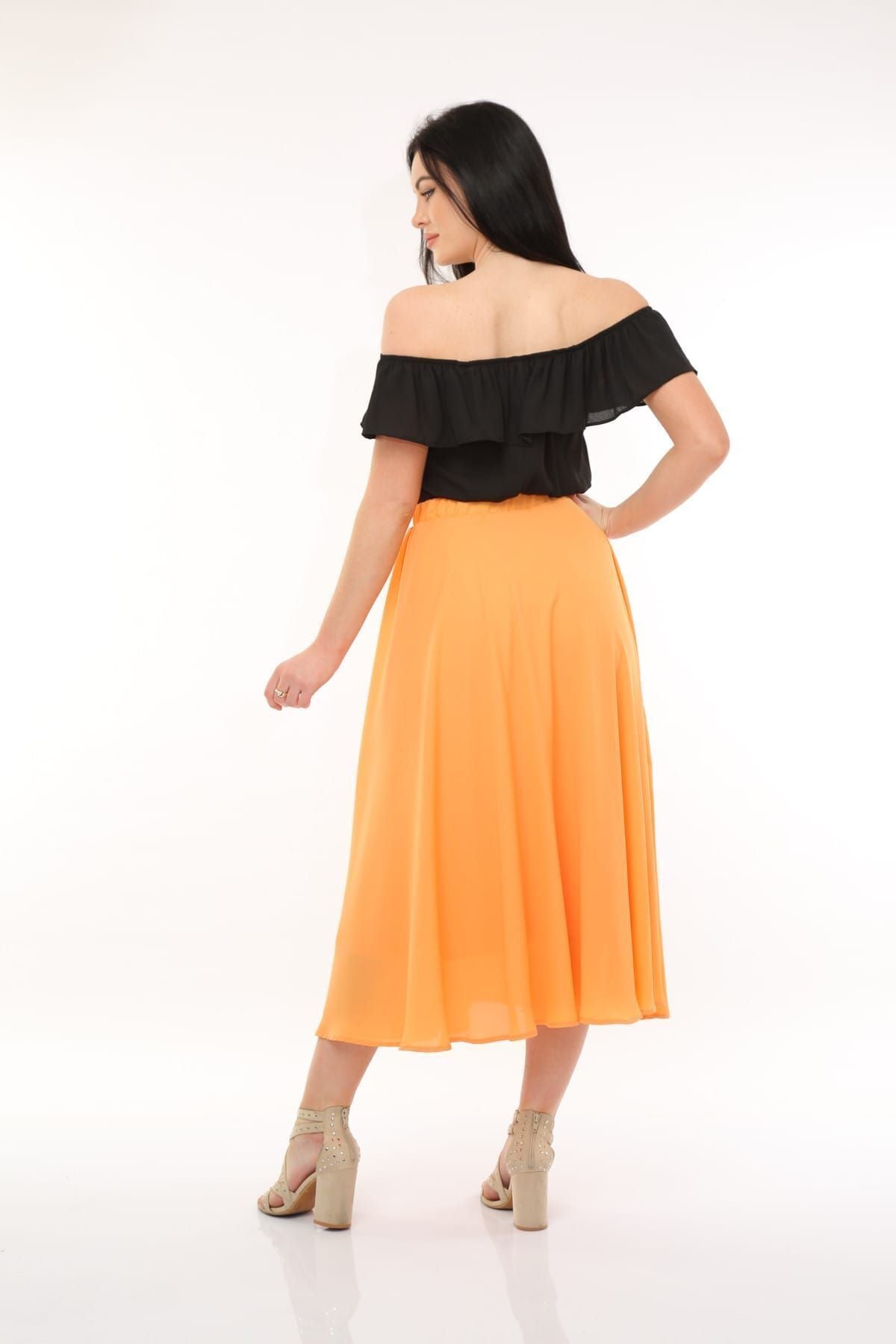 Gretchen Women's Skirt - Salmon - product image 3