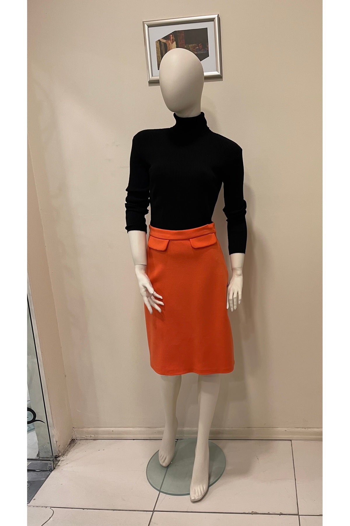 Annika Women's Lined Skirt - Orange - product image 2
