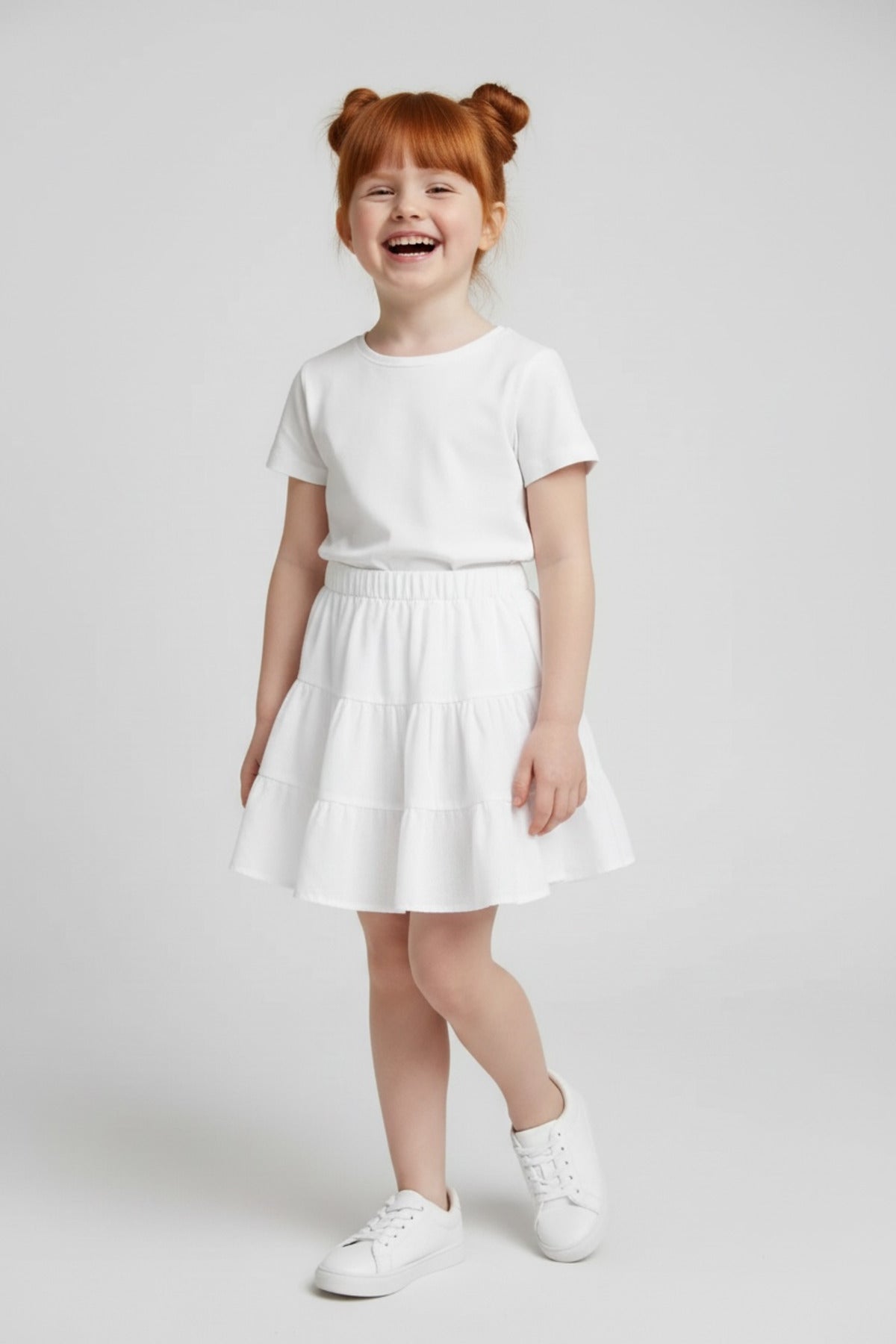 Cleo Girls' Skirt - White - product image 1