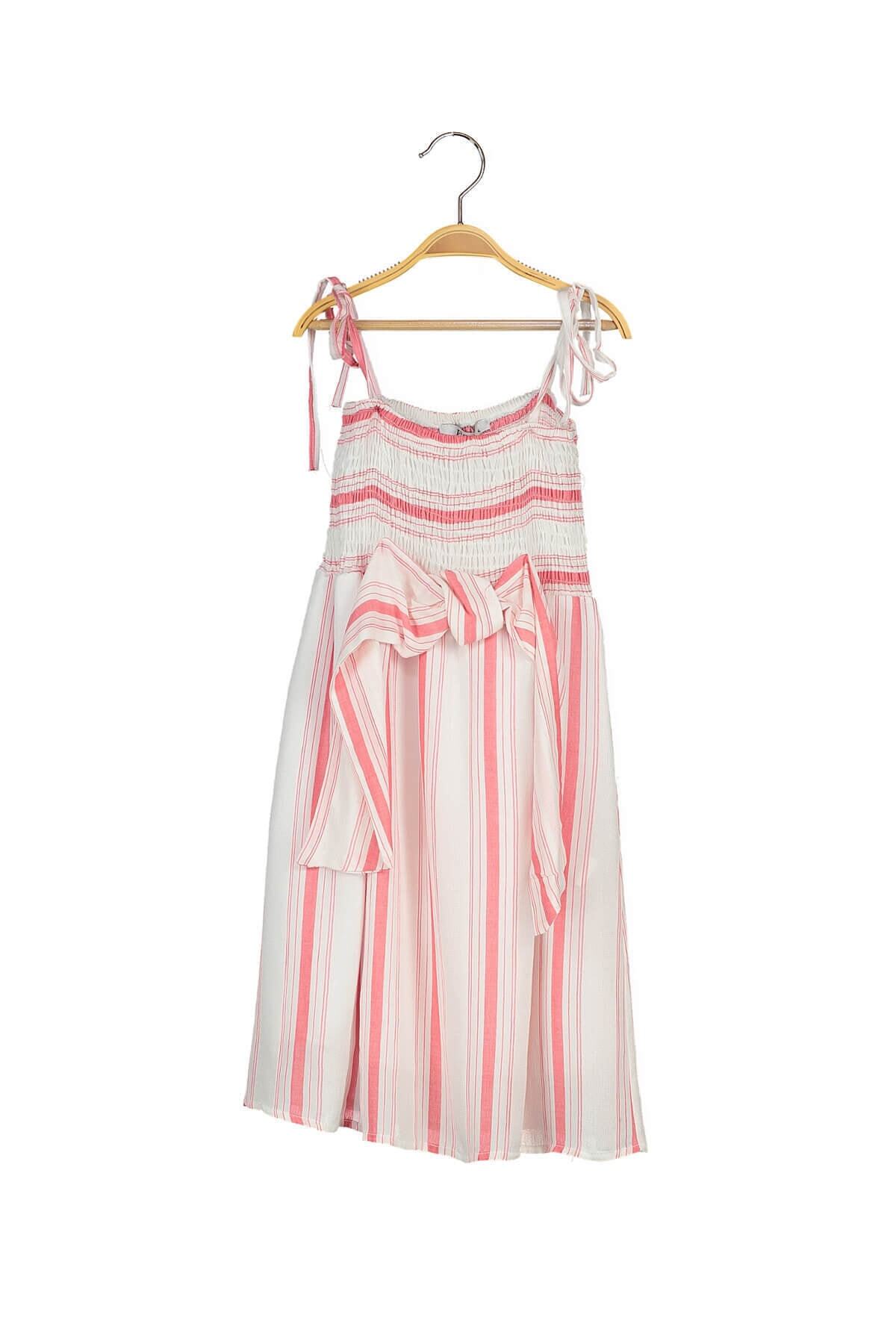 Darcy Girls' Striped Strappy Dress - Red Stripe New - product image 7