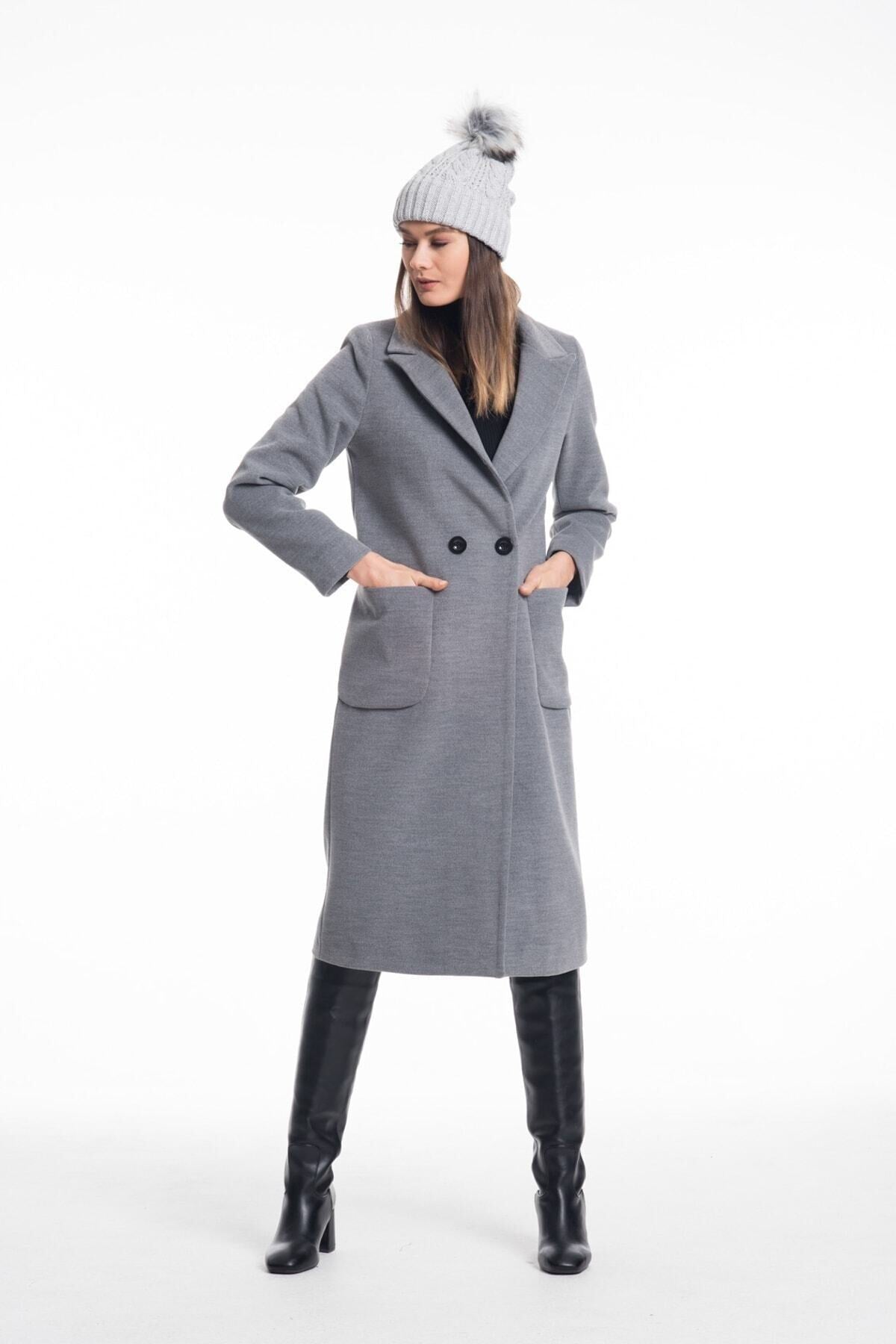 Annalise Women's Lined Coat - Gray - product image 5