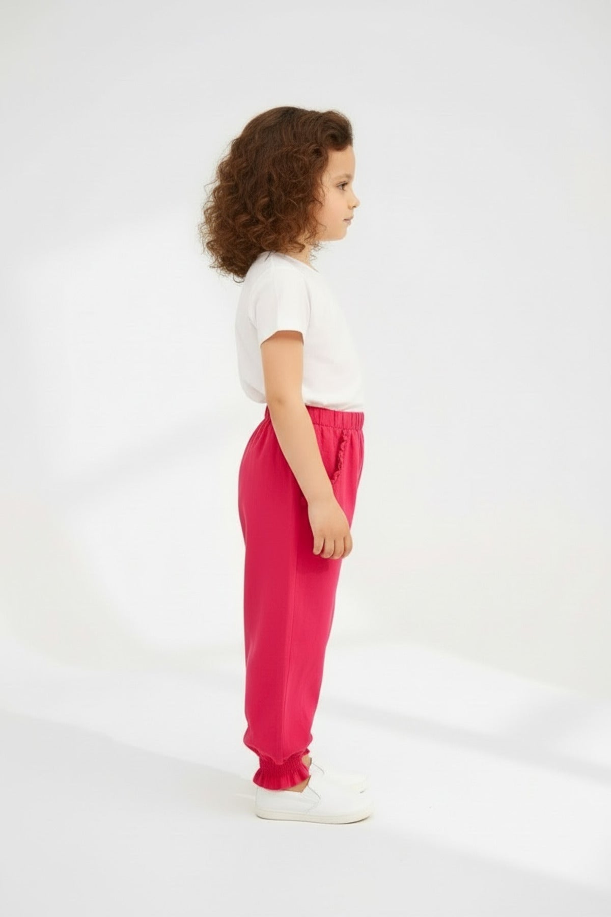 Amanda Girls' Viscose Pants - Poppy Red - product image 3