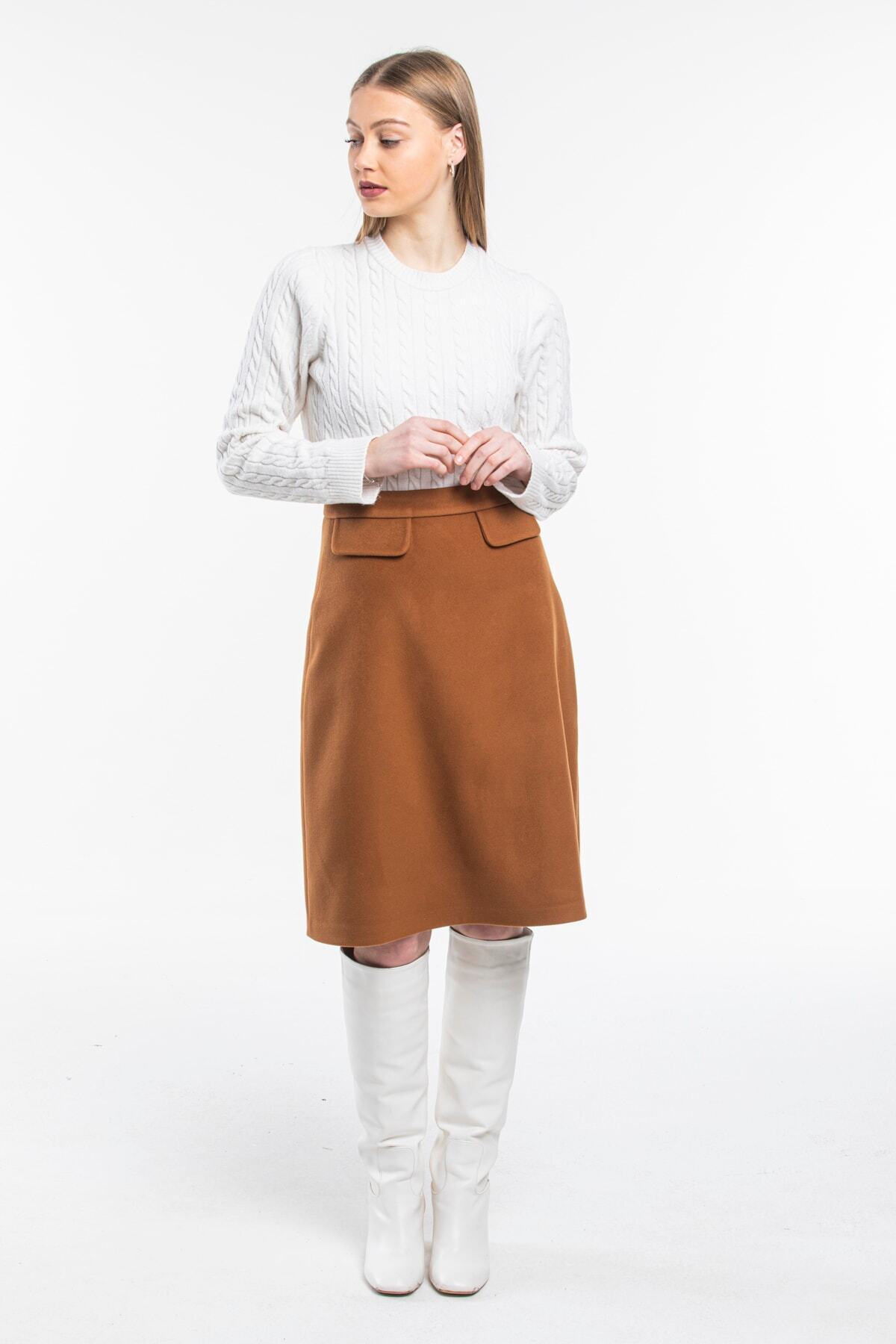 Annika Women's Skirt - Cognac - product image 6