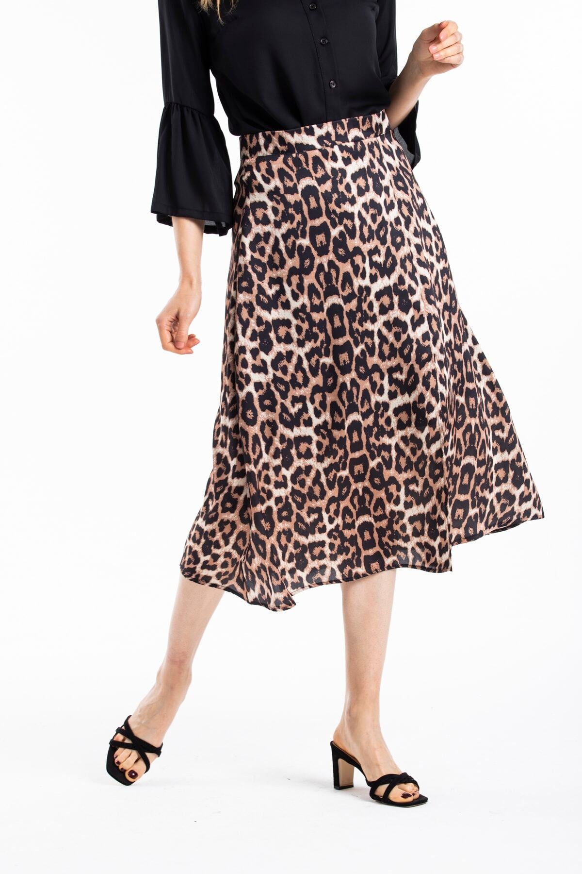 Emmeline Women's Leopard Print Skirt - Leopard Print - product image 5