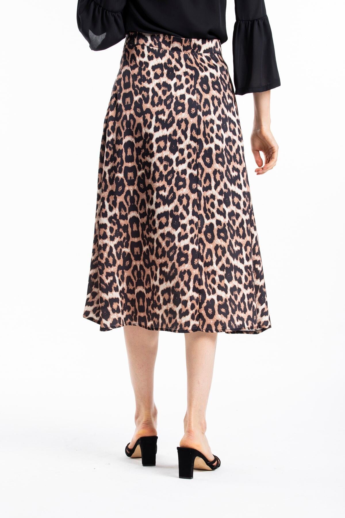 Emmeline Women's Leopard Print Skirt - Leopard Print - product image 6