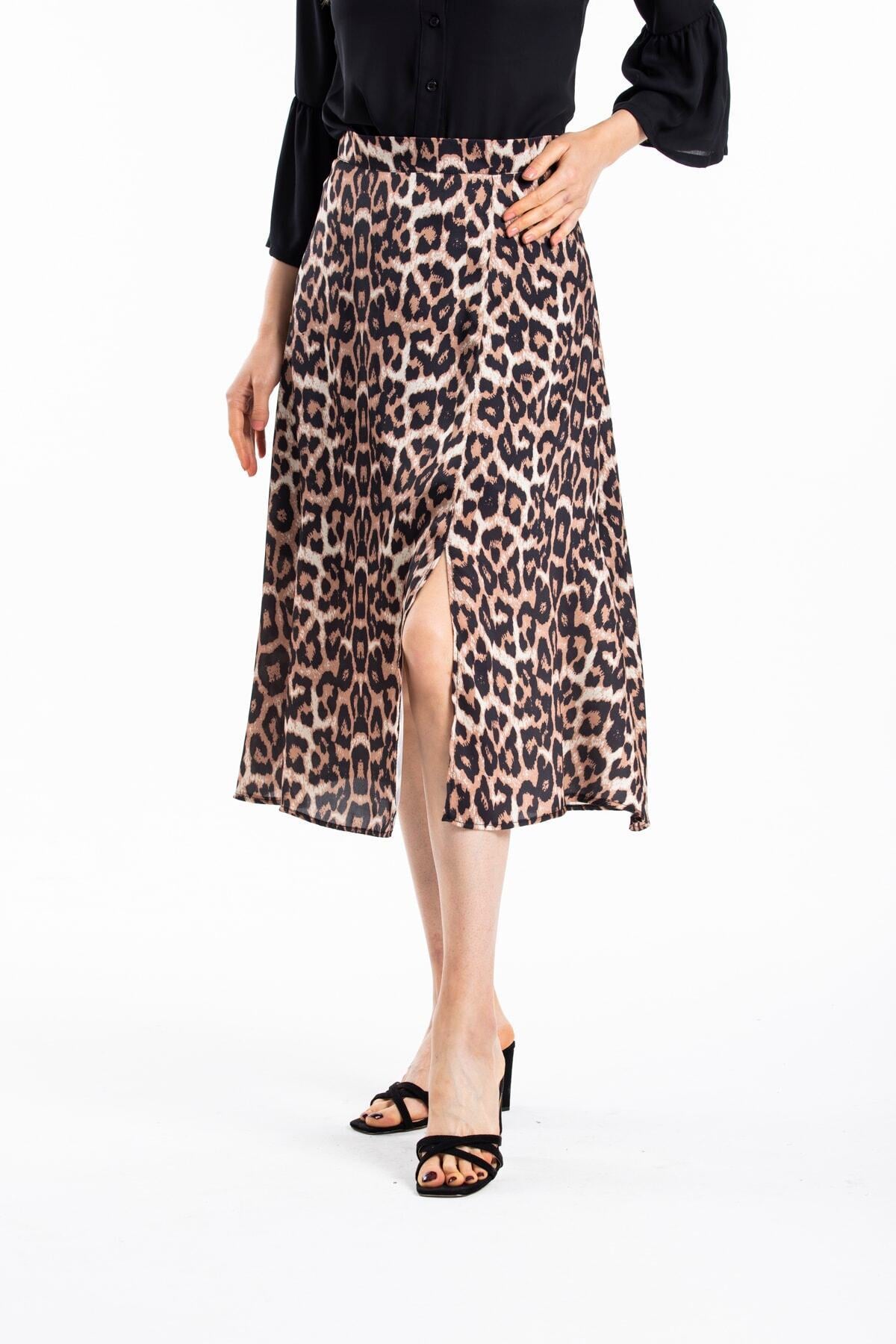Emmeline Women's Leopard Print Skirt - Leopard Print - product image 4