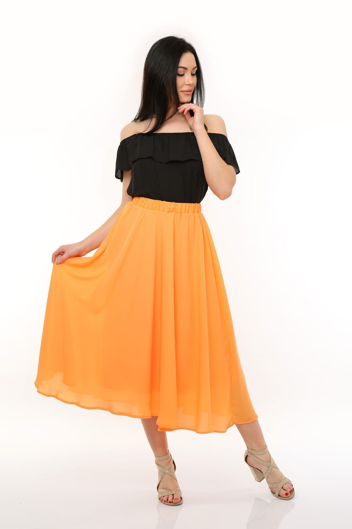 Gretchen Women's Skirt - Salmon - product image 2