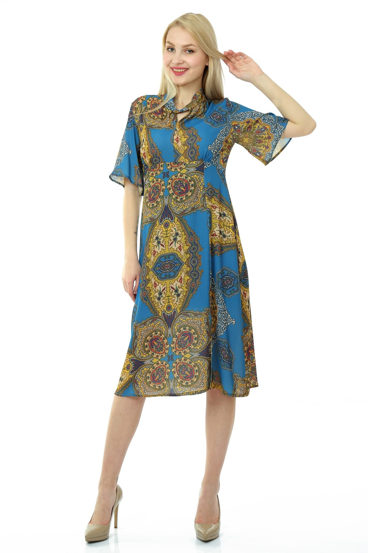 Guinevere Women's Dress - Royal Blue - product image 1