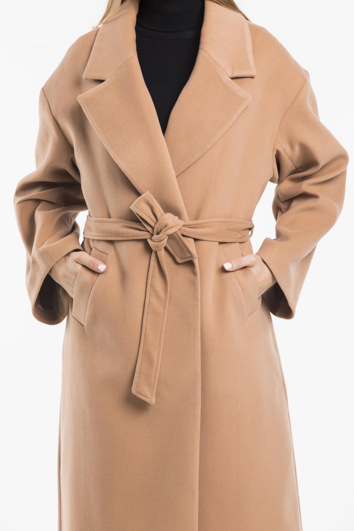 Aurora Women's Oversized Coat - Camel - product image 6