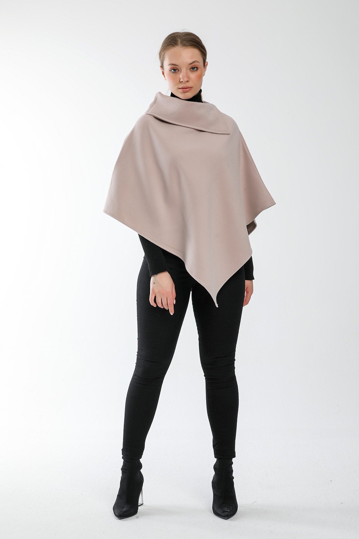 Dina Women's Poncho - Ivory - product image 1