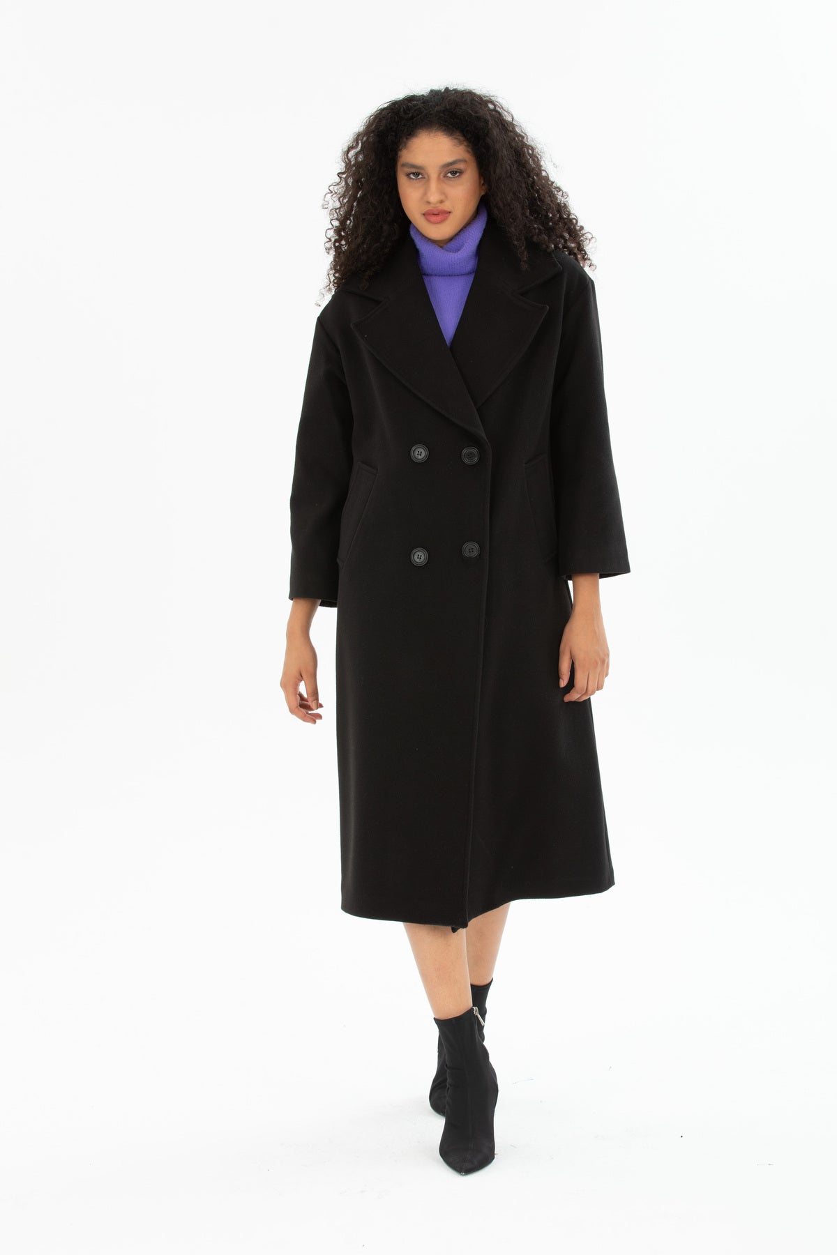 Aurelia Women's Oversized Coat - Black - product image 6