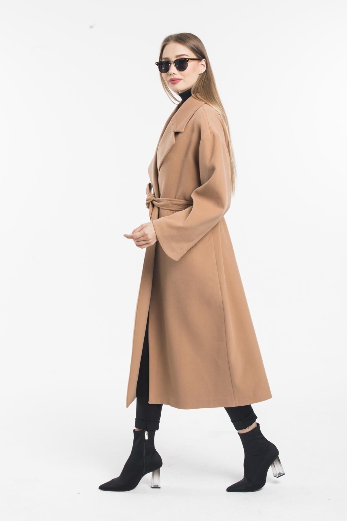 Aurora Women's Oversized Coat - Camel - product image 3