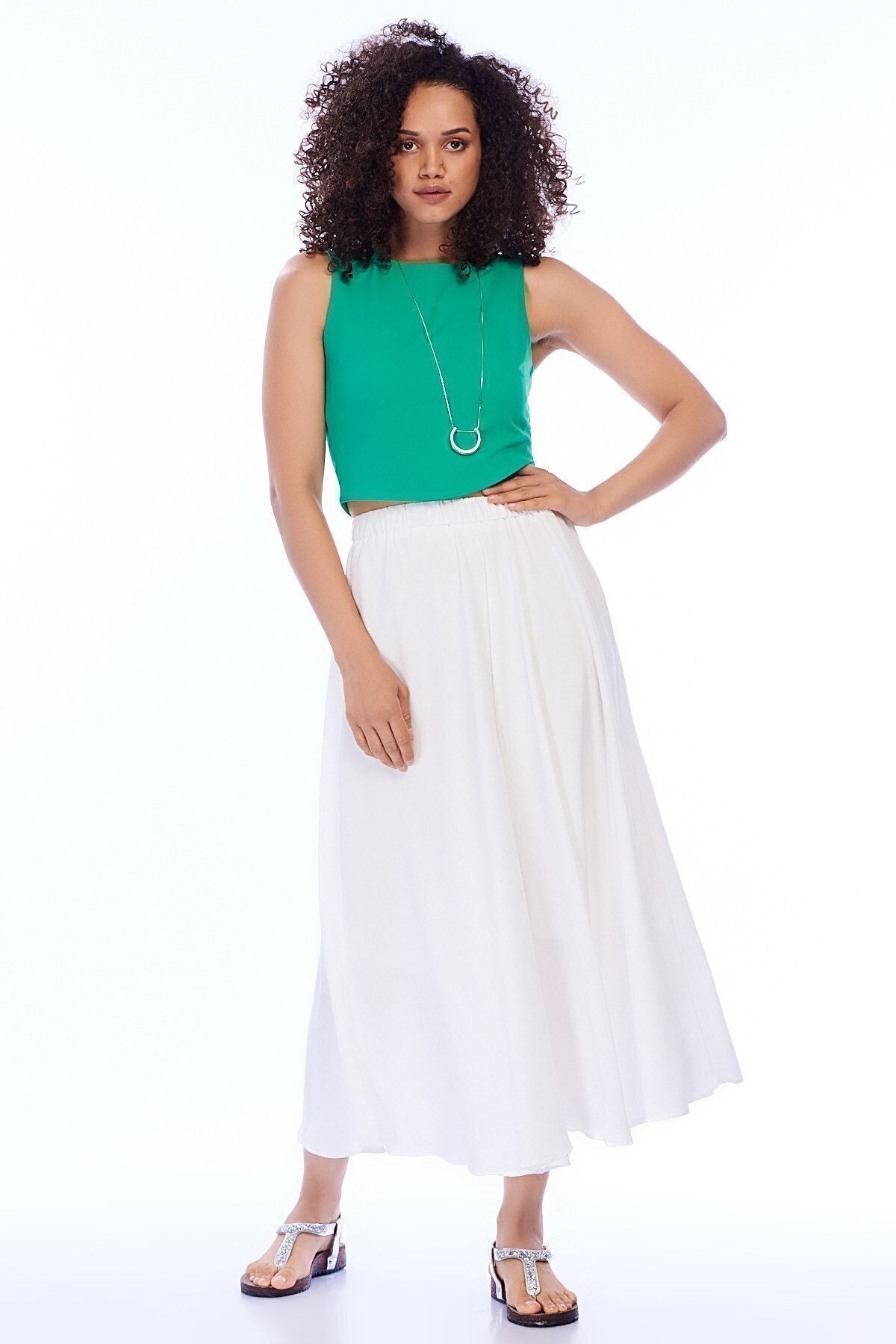Gretchen Women's Skirt - White - product image 1