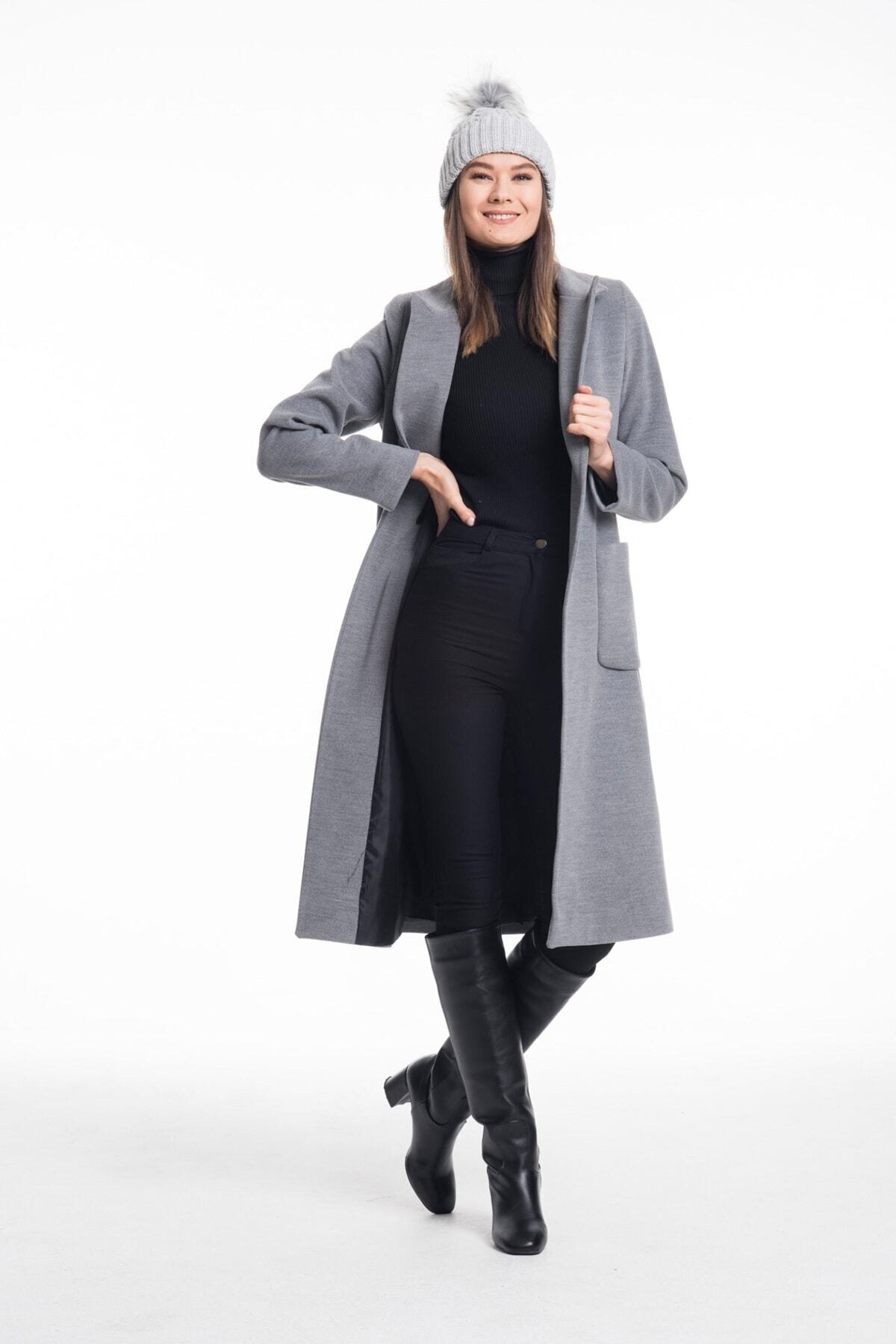 Annalise Women's Lined Coat - Gray - product image 3