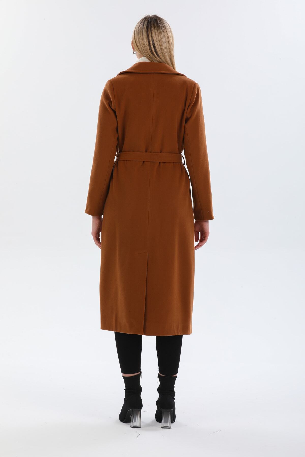 Andrea Women's Lined Coat - Cognac - product image 7