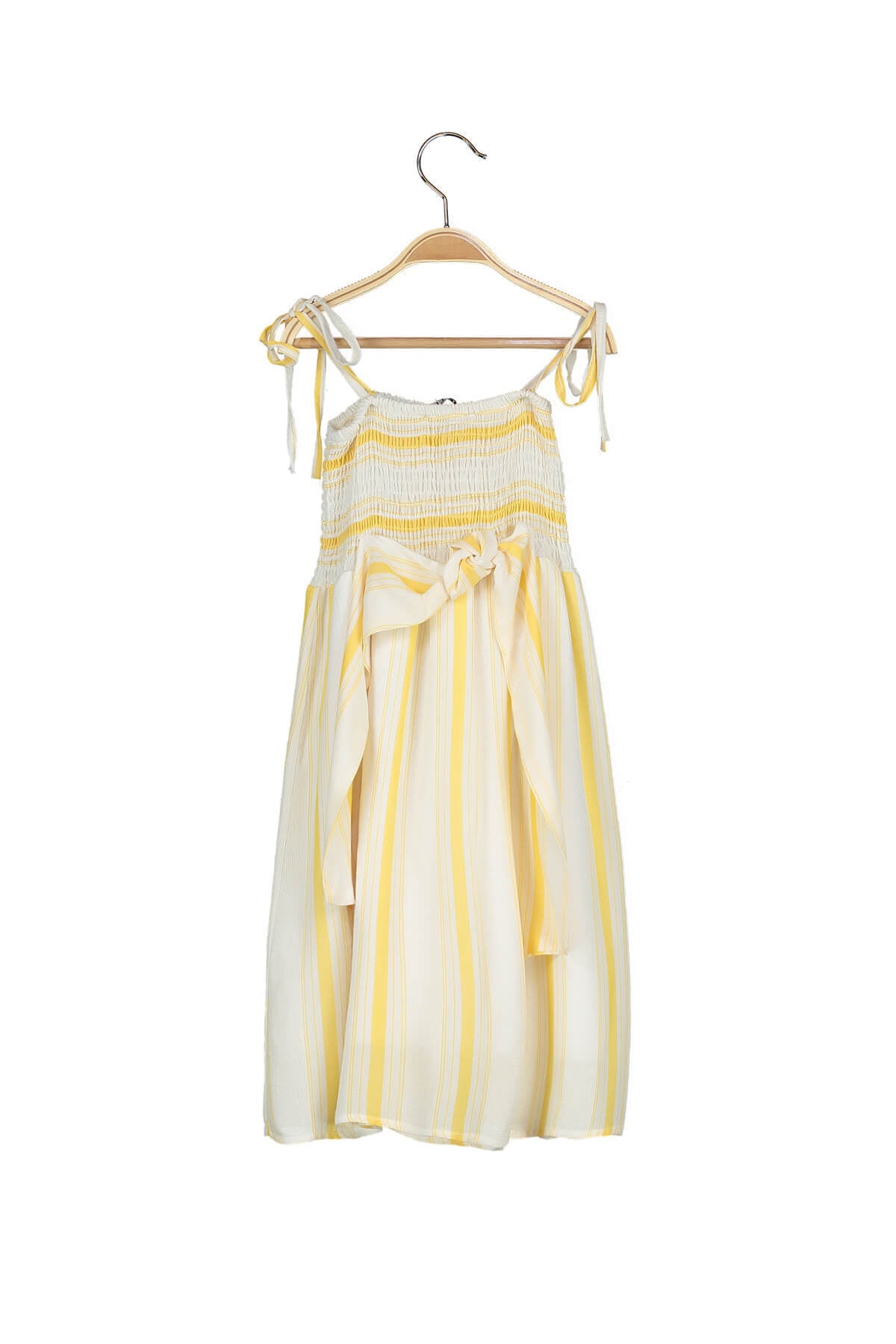 Darcy Girls' Striped Strappy Dress - Yellow Stripe - product image 7
