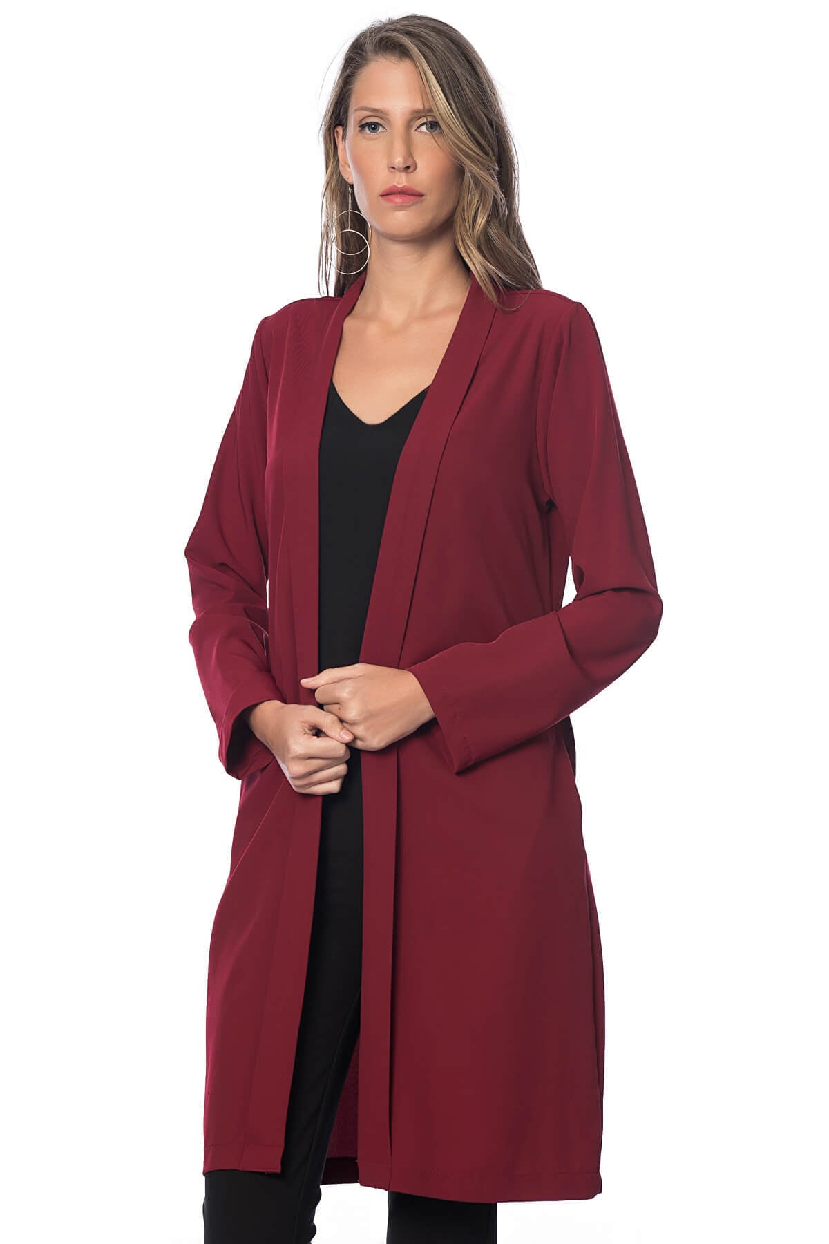 Linnea Women's Jacket - Burgundy - product image 1