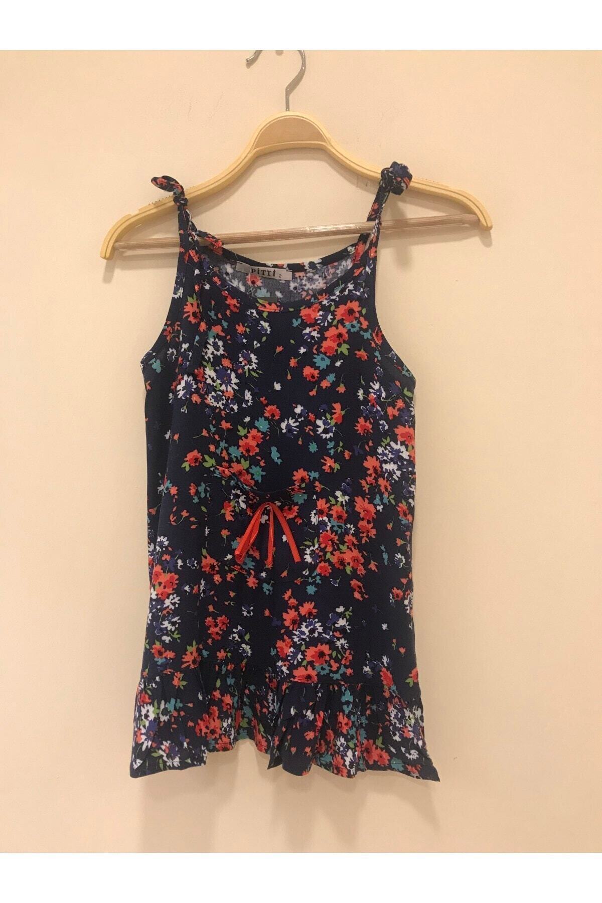 Cosette Girls' Floral Dress - Navy Ditsy Print - product image 5