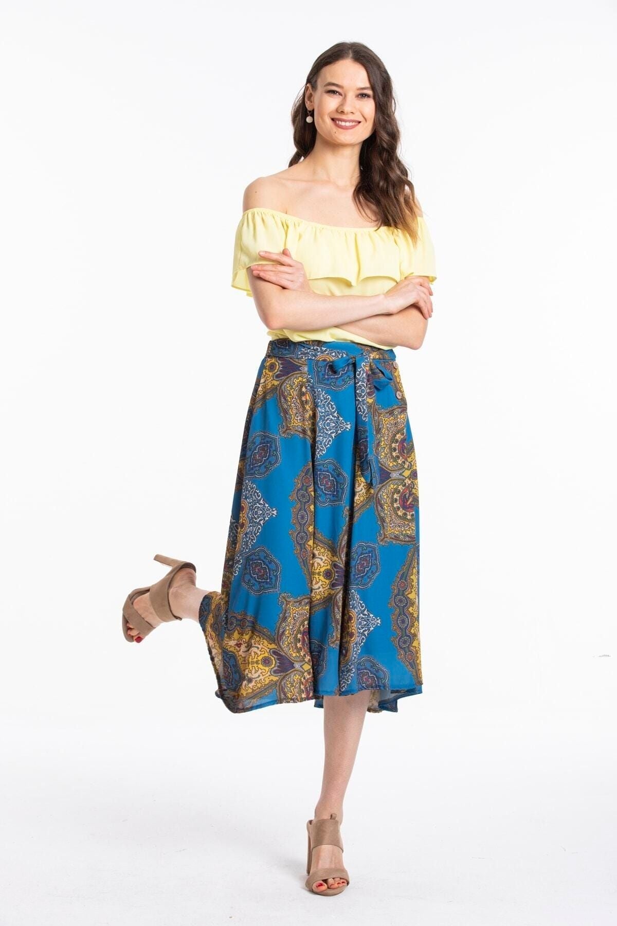 Enid Women's Skirt - Blue - product image 8