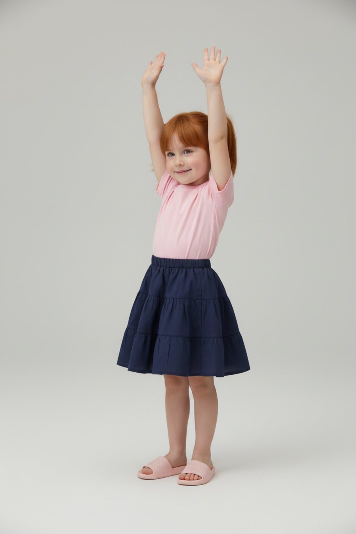 Brynn Girls' Skirt - Navy - product image 2