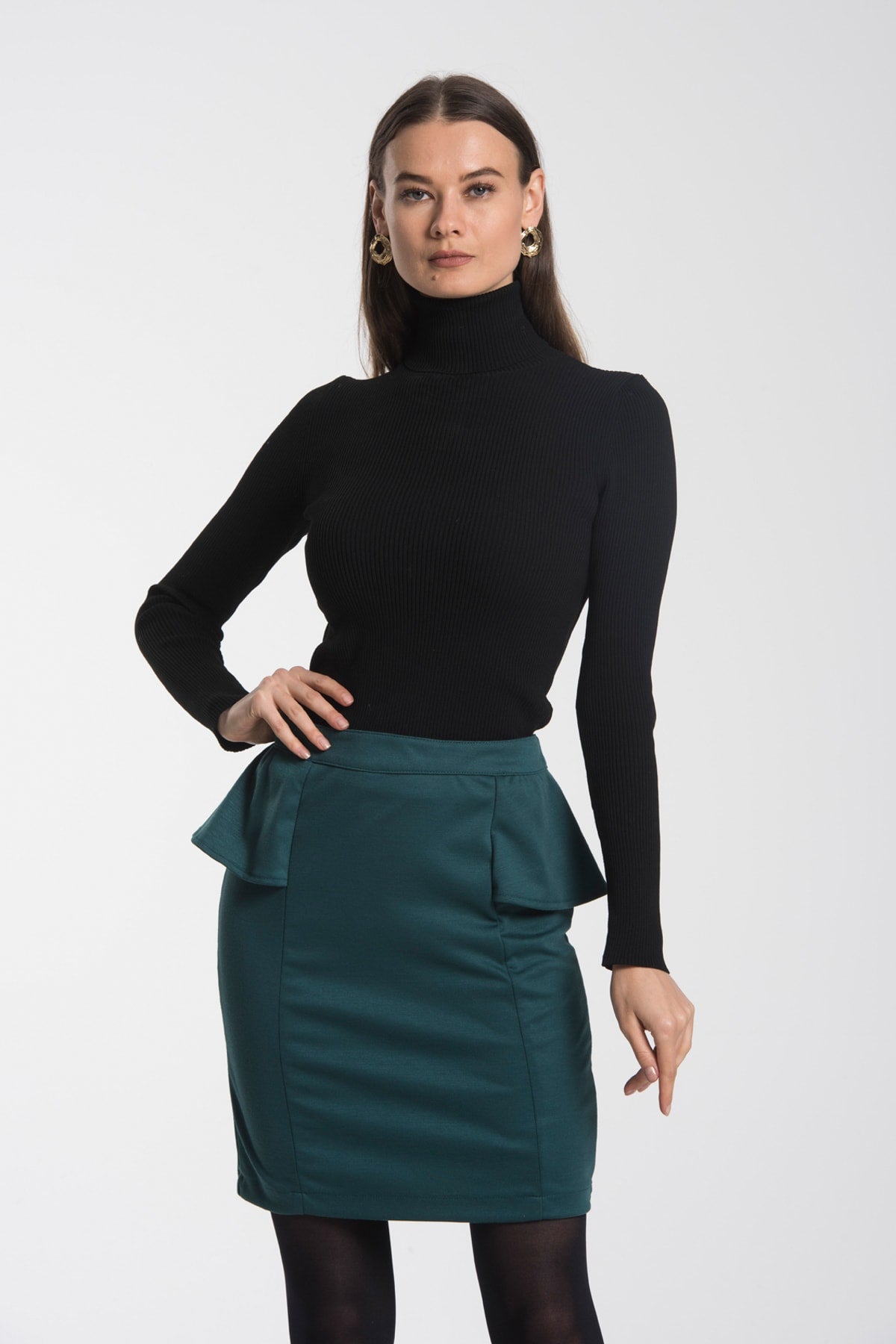 Francine Women's Skirt - Emerald Green - product image 1