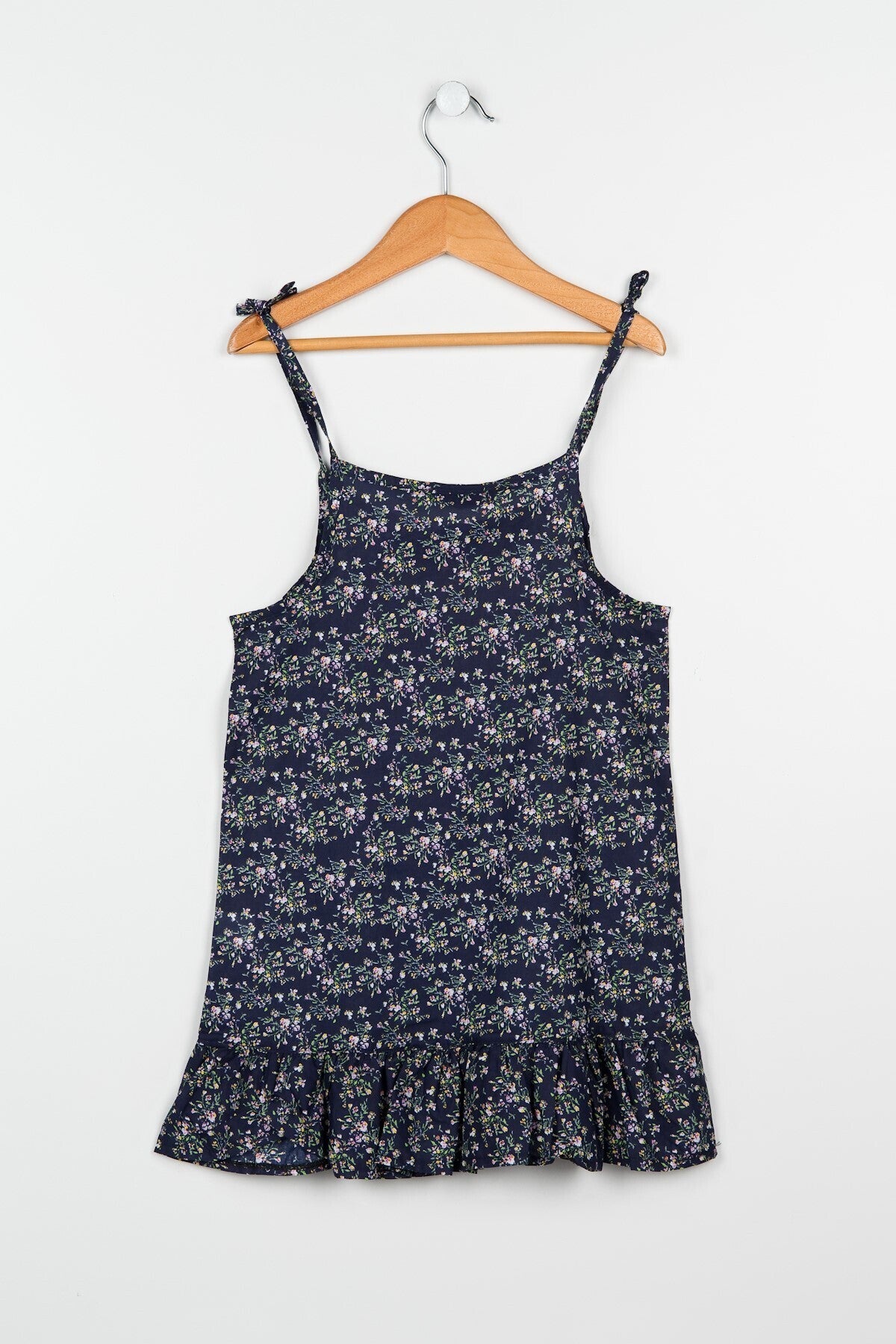 Cosette Girls' Floral Dress - Navy Print - product image 5