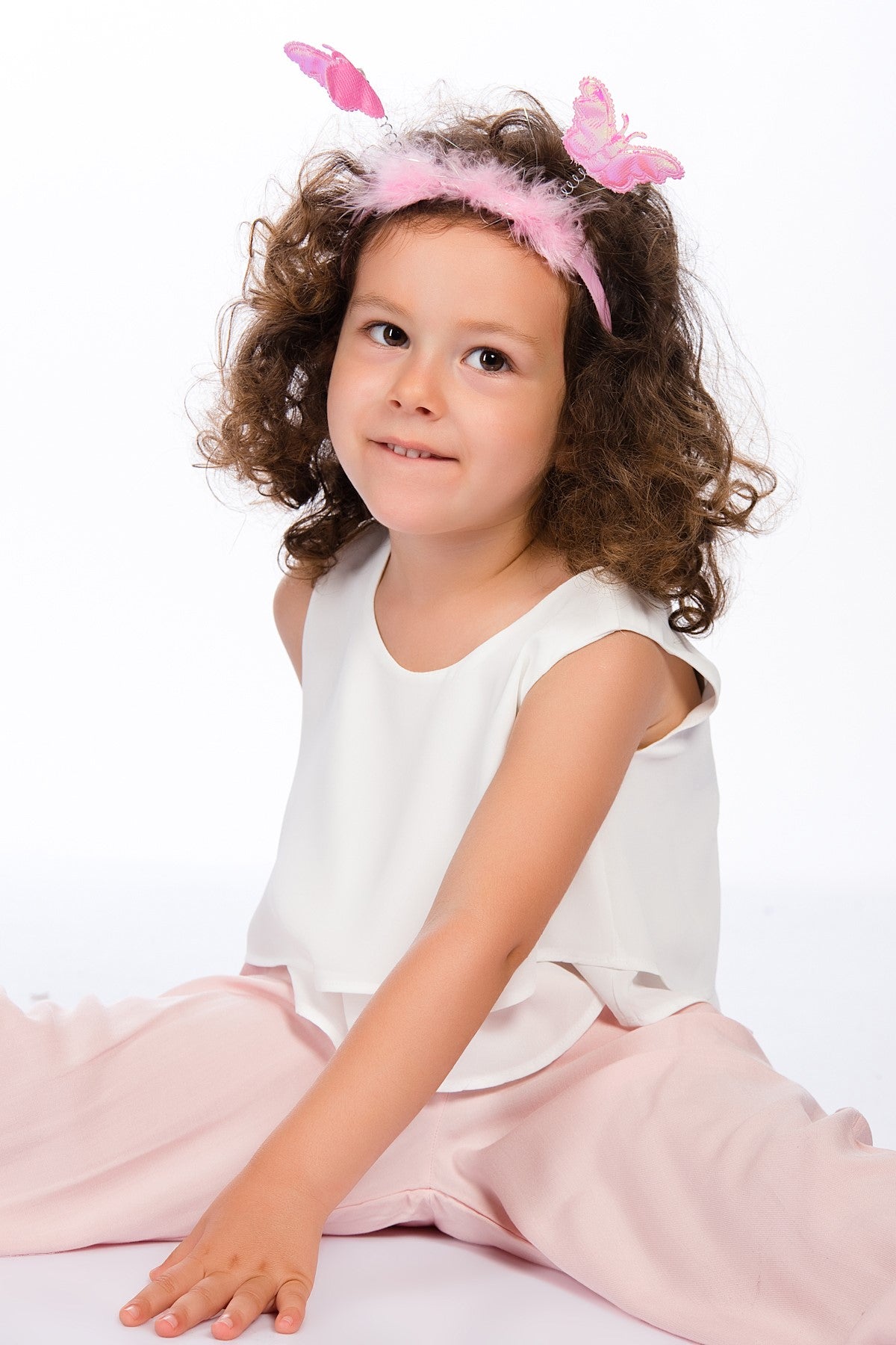 Justine Girls' Blouse - White - product image 2