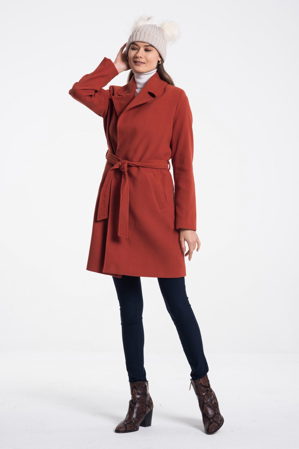 Fern Women's Lined Coat - Cinnamon - product image 2