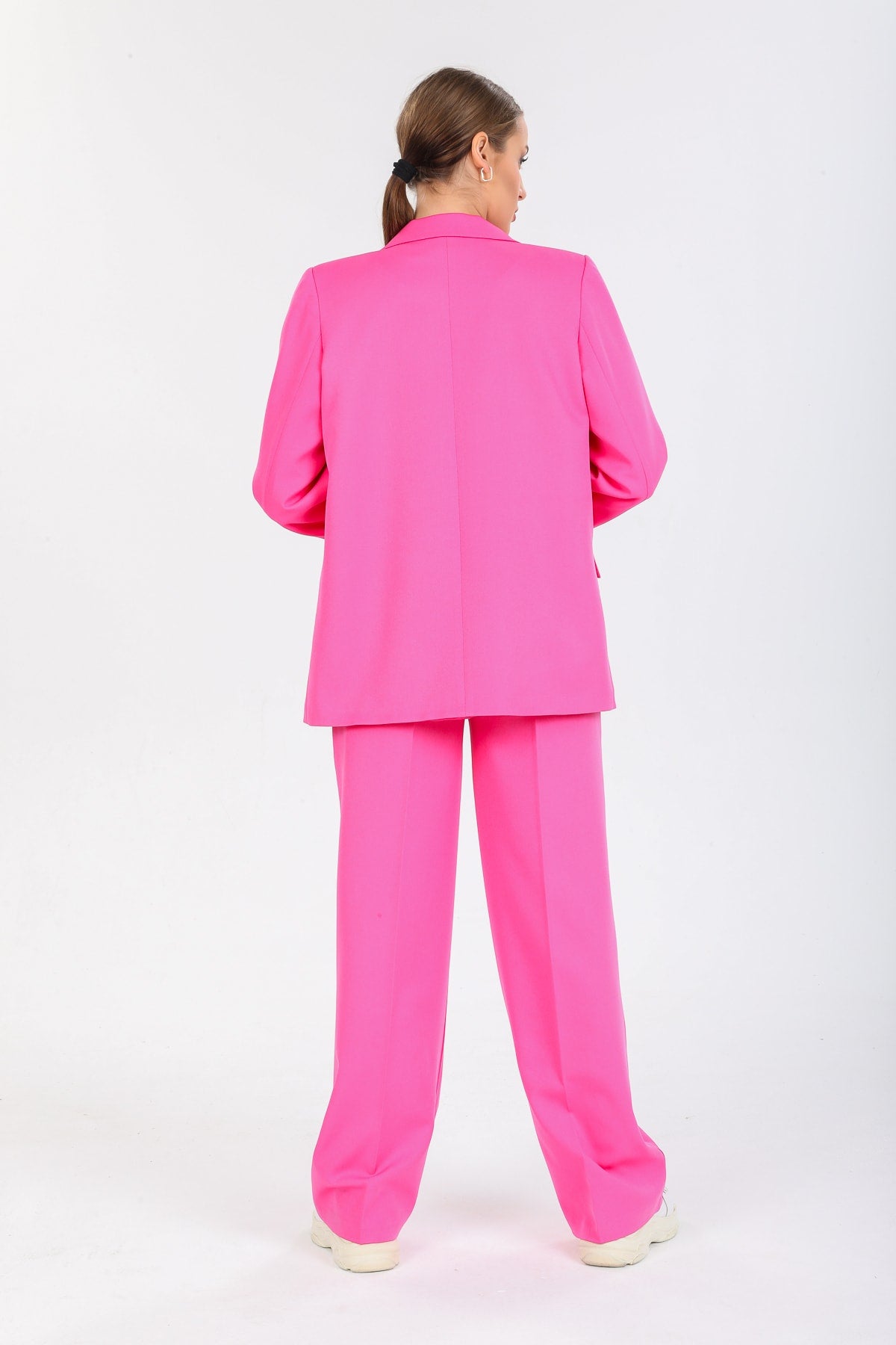 Cadence Women's Double-Breasted Jacket - Fuchsia - product image 3