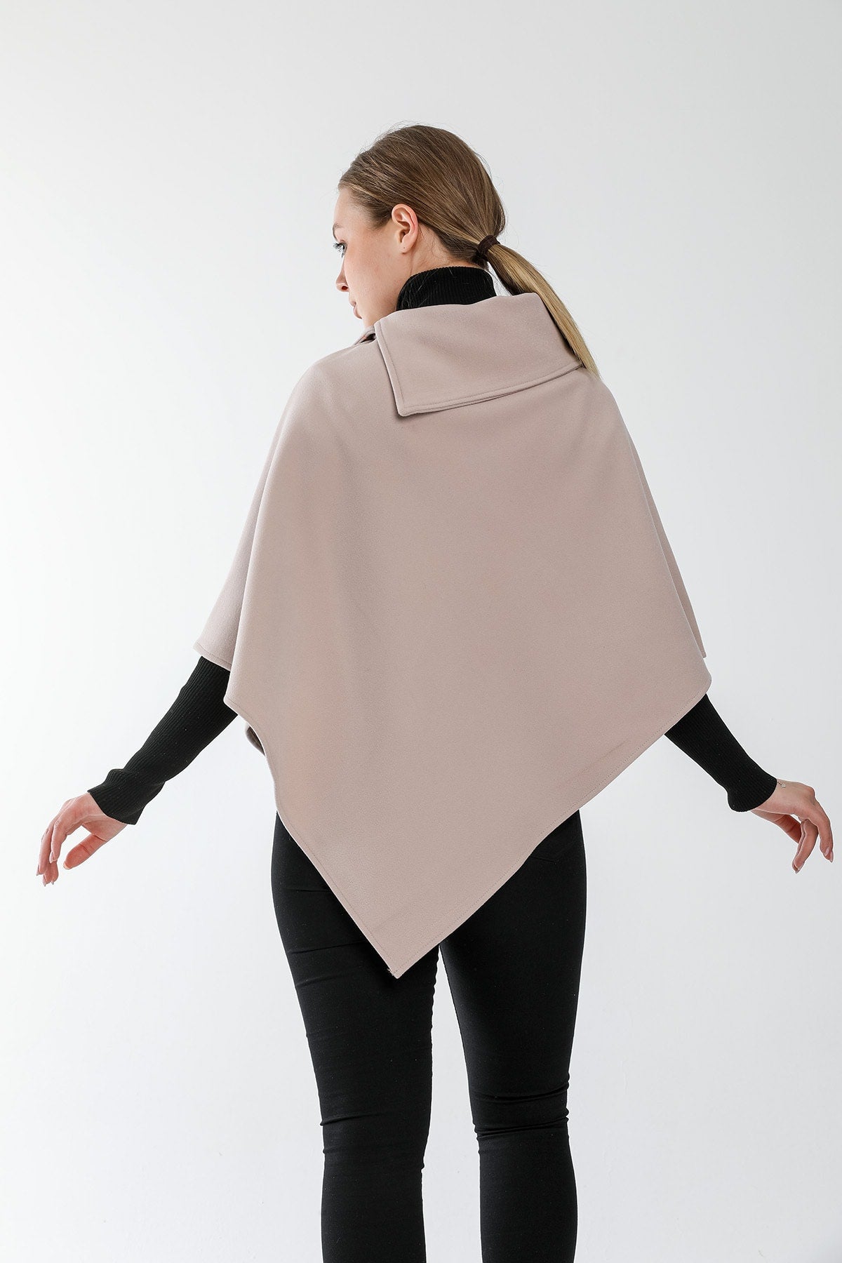 Dina Women's Poncho - Ivory - product image 3