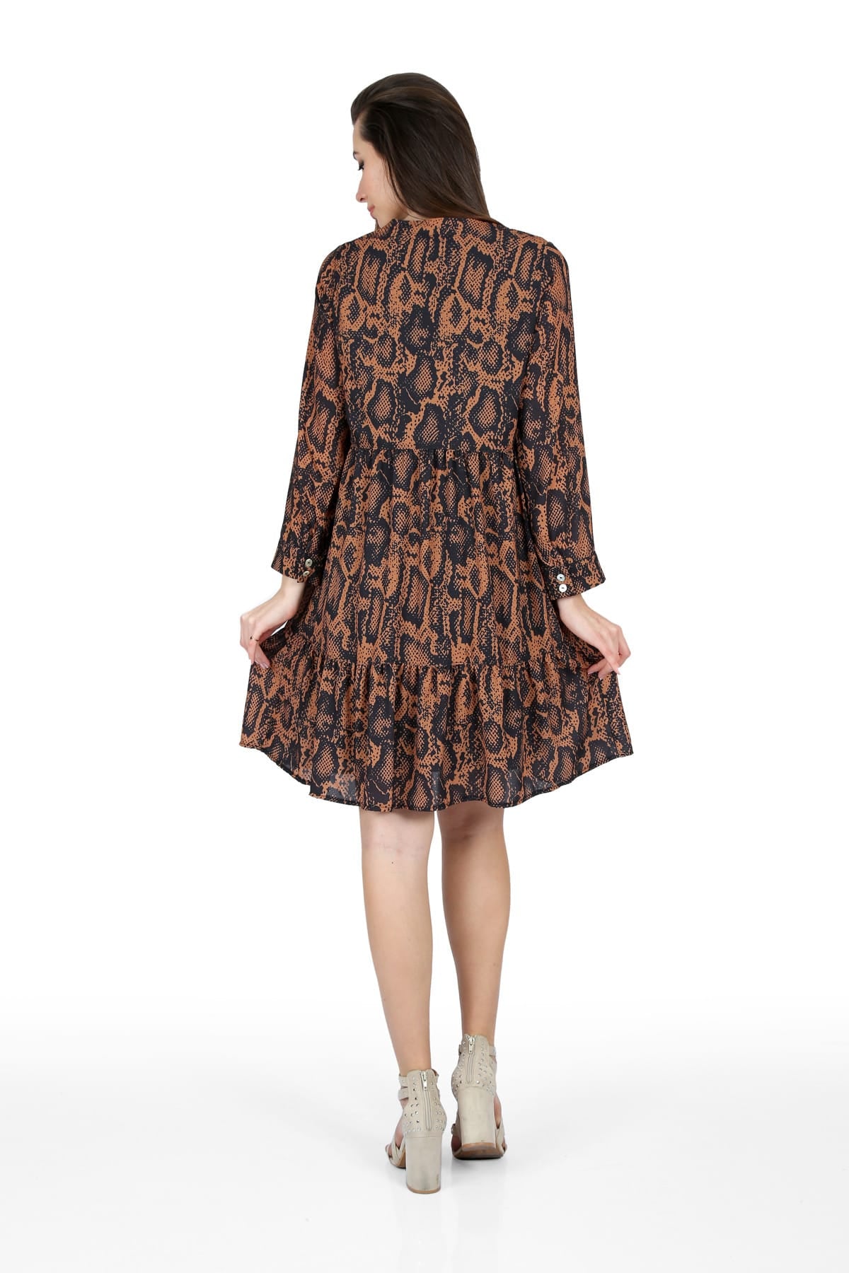 Greta Women's Leopard Print Dress - Multicolor Leopard - product image 3