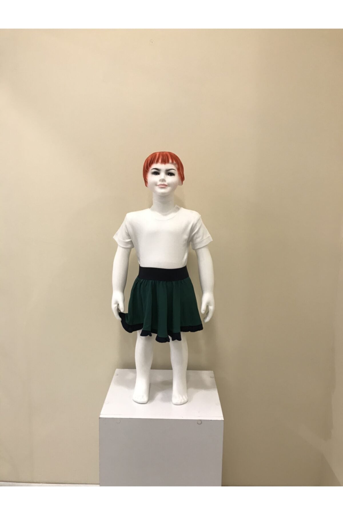 Kirsten Girls' Skirt - Emerald Green - product image 3