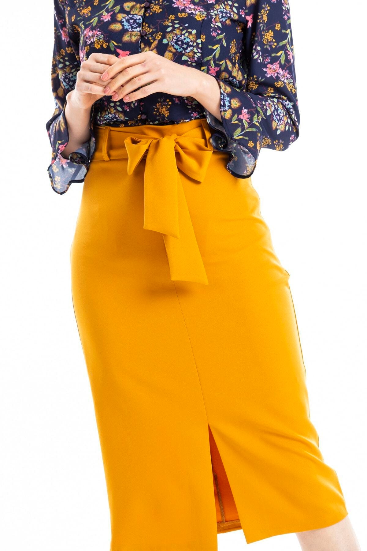 Elodie Women's Skirt - Mustard - product image 4
