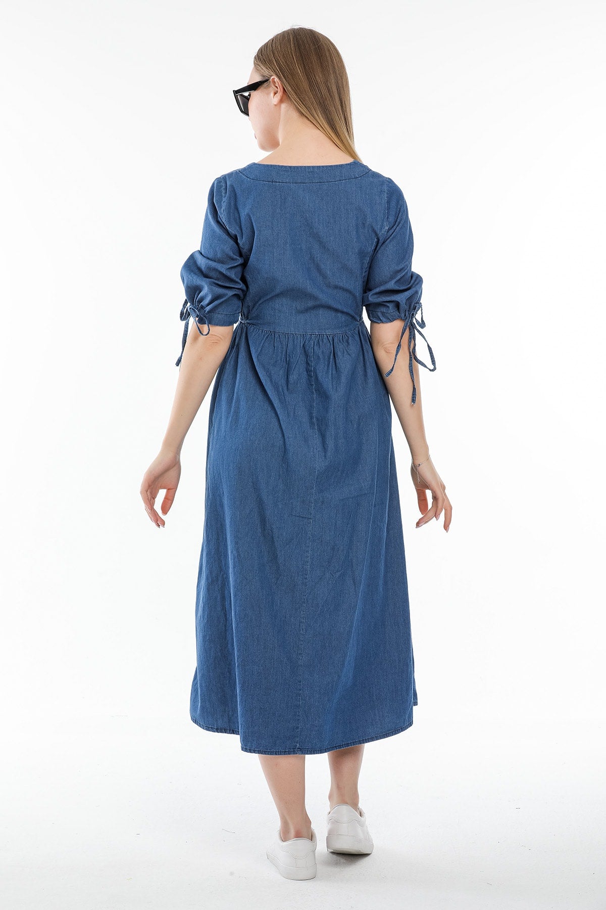 Darla Women's Denim Dress - Navy - product image 7