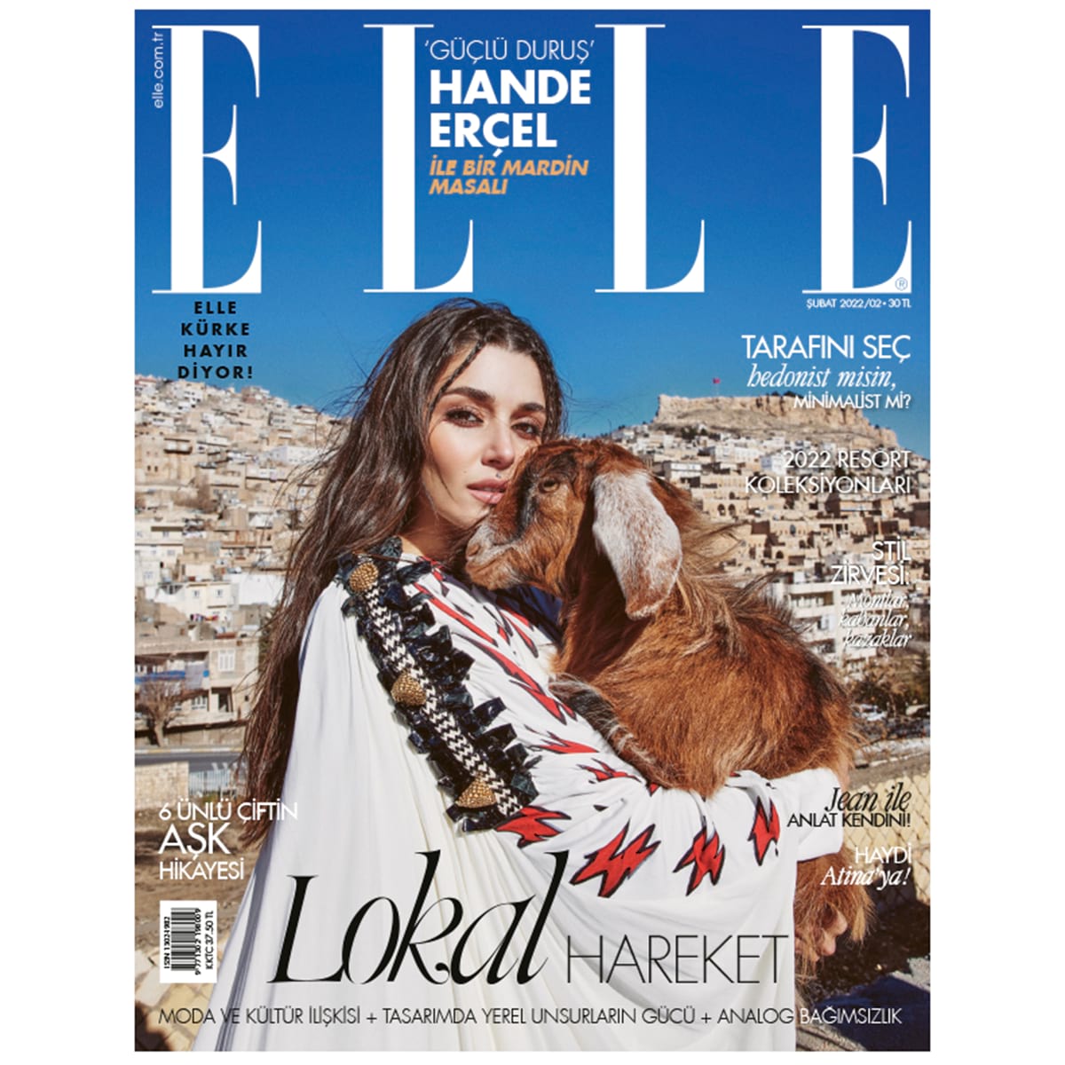 ELLE TURQUÍA Hande Erçel/Hande Ercel febrero de 2022